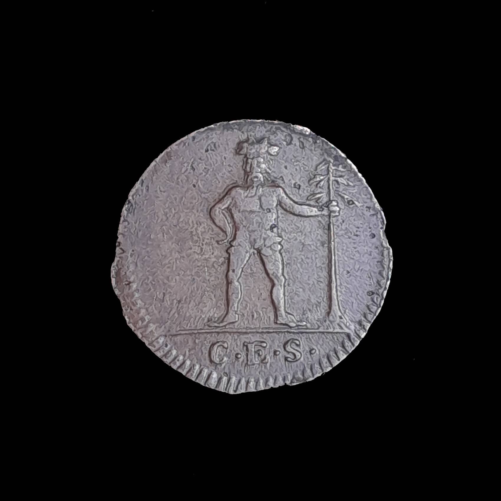 Alemania Brunswick 1 Pfennig 1785 CES Exc KM 330