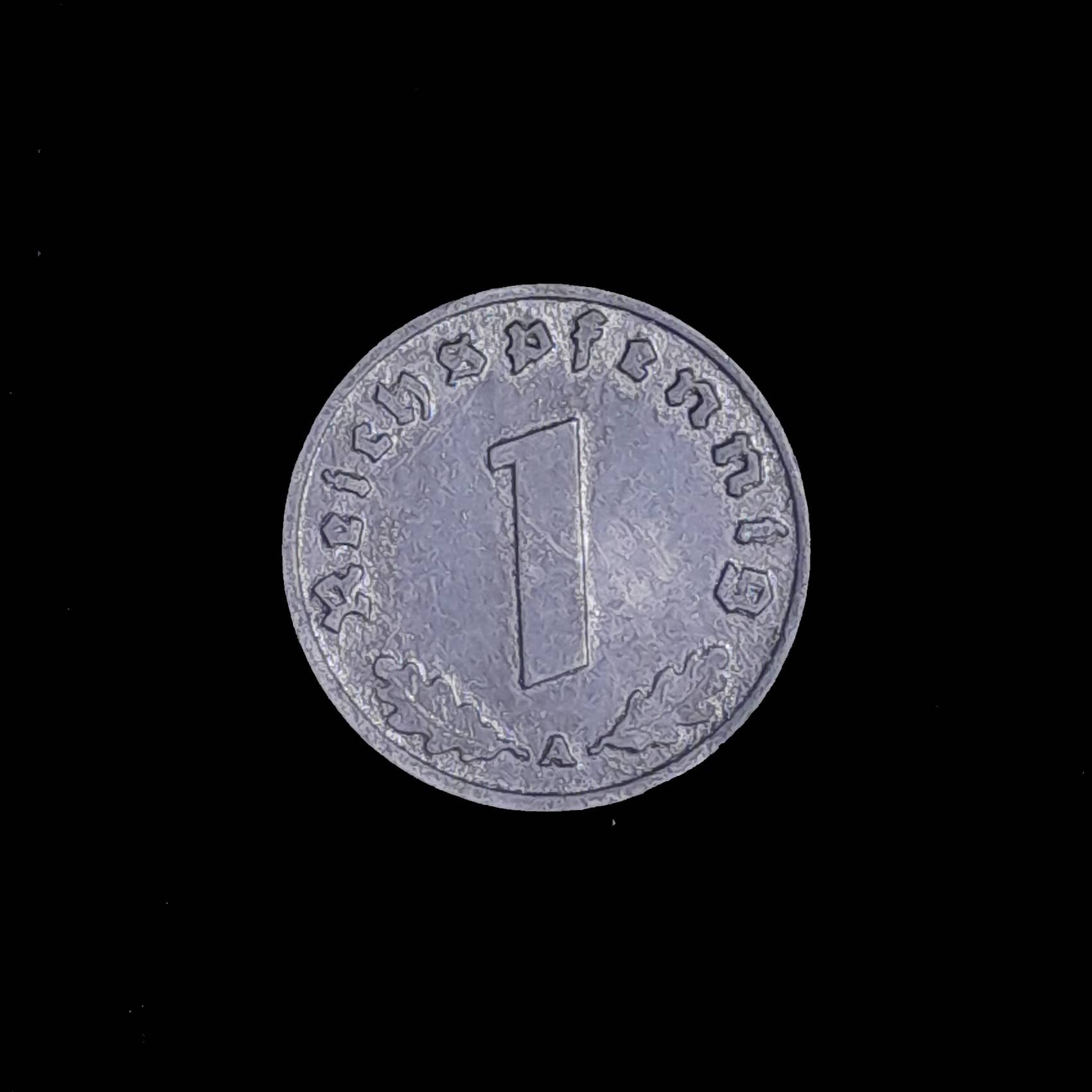 Alemania III Reich 1 Pfennig 1940 A Exc KM 97 Error