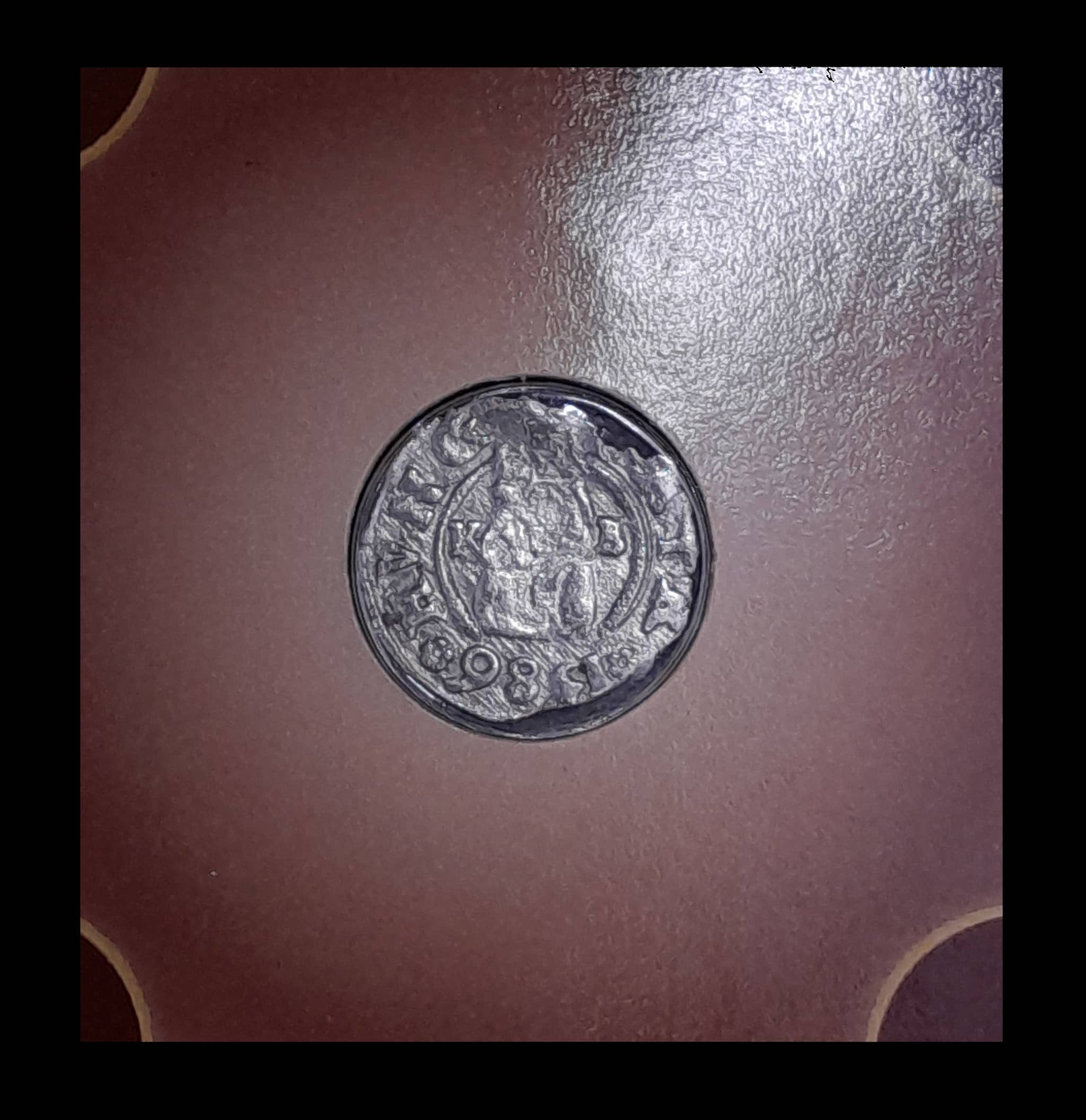Hungría 1 Denier 1586 Excelente