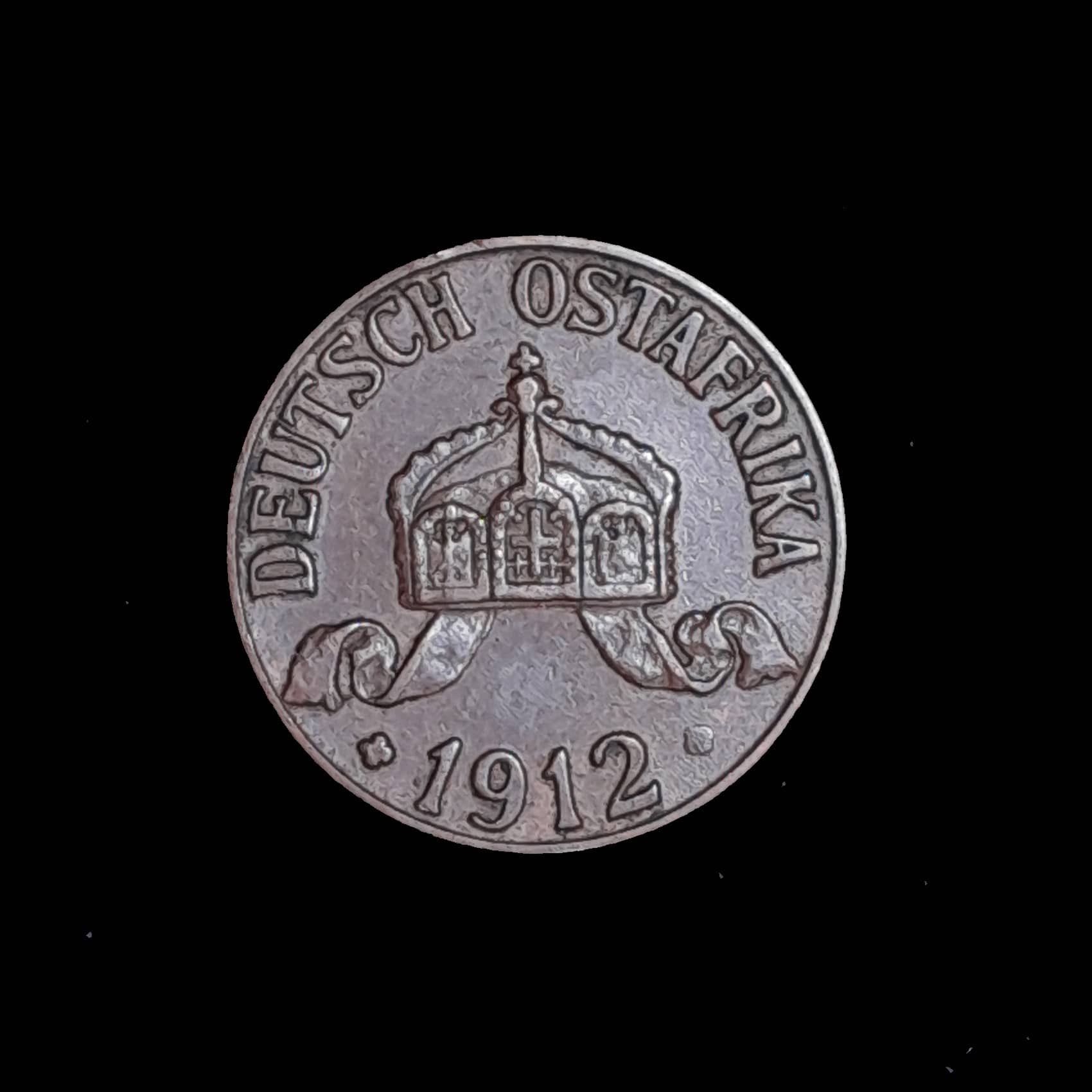 German East Africa 1 Heller 1912 Excelente KM 6