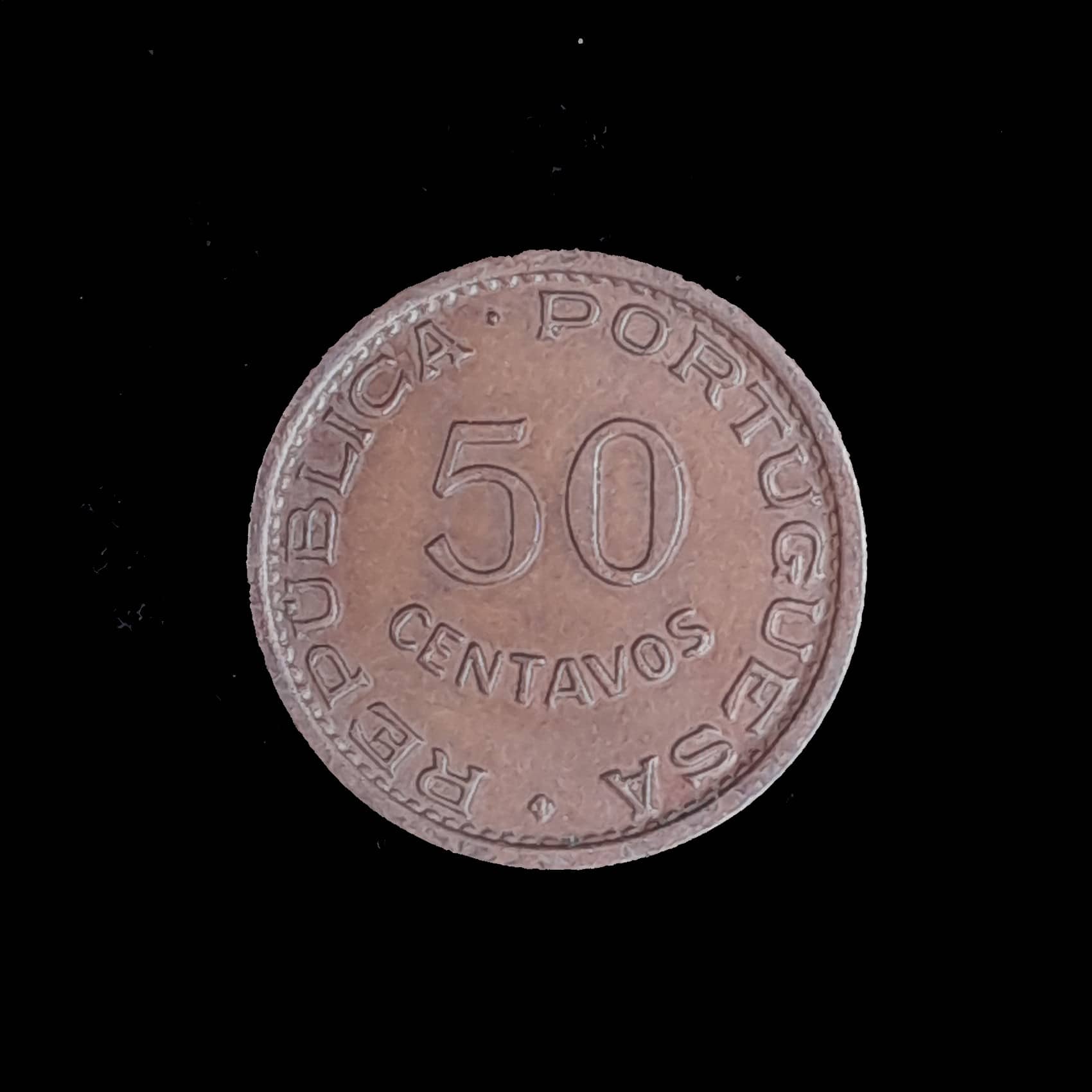 Angola 50 Centavos 1961 Exc KM 75 Colonia Portuguesa