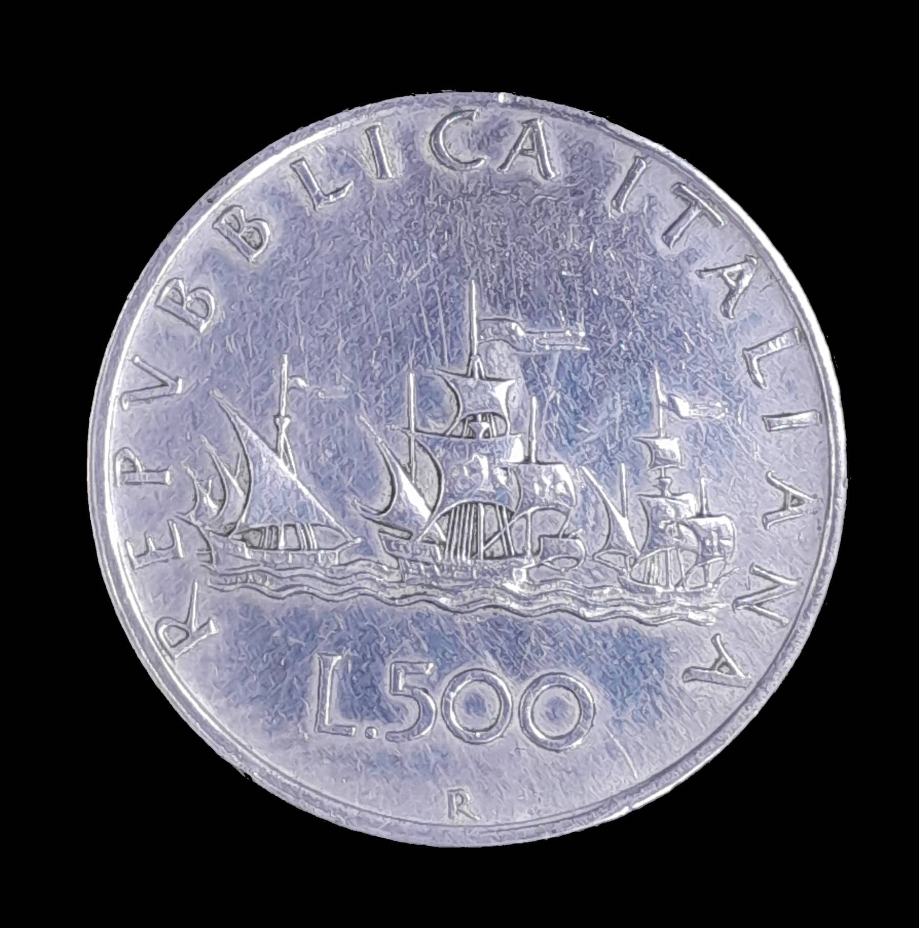 Italia 500 Liras 1960 Excelente Plata KM 98