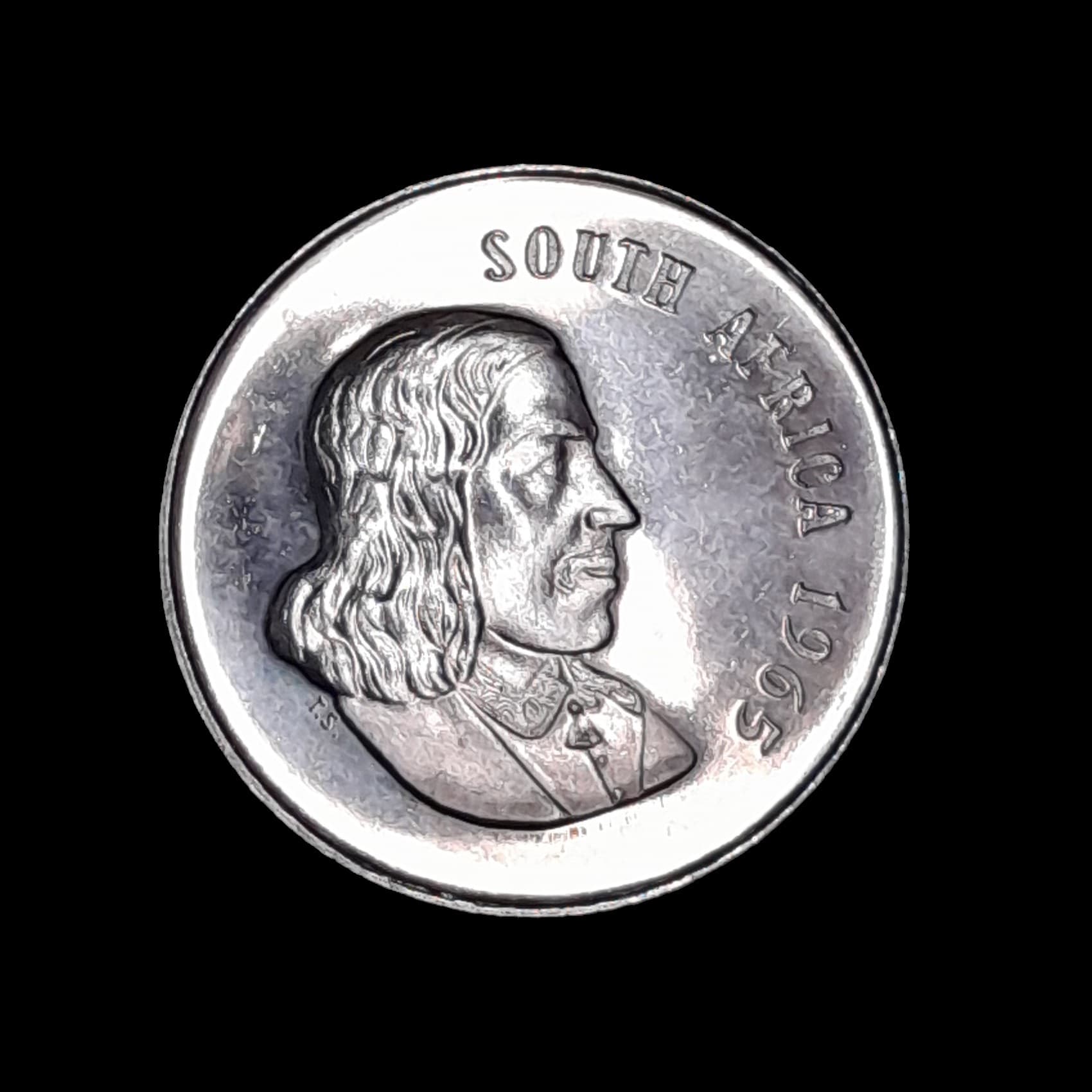 Sudáfrica 20 Cents 1965 SC Proof KM 69.1 Escasa