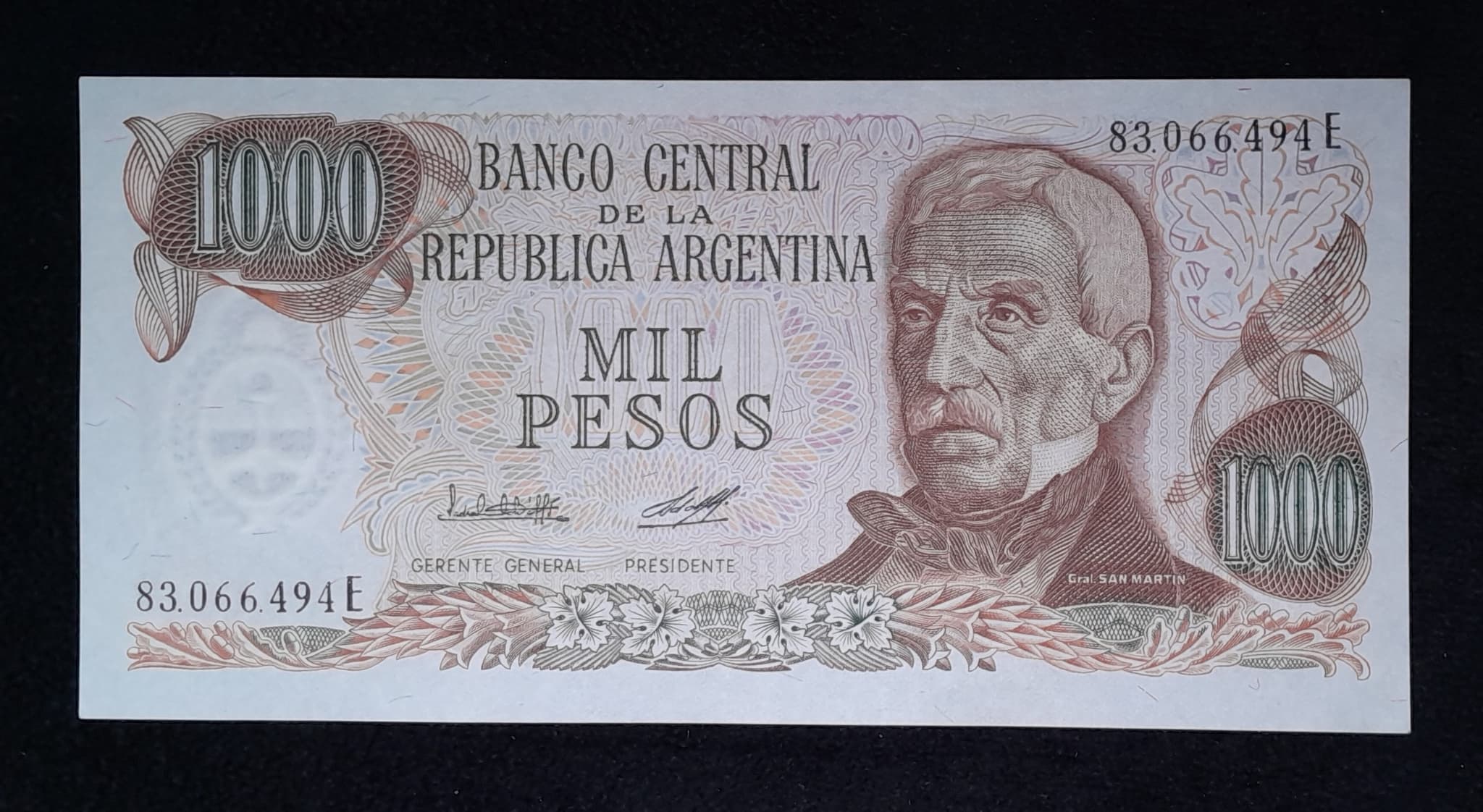 Argentina 1000 Pesos Ley Serie E 1949 Exc Col. 652c