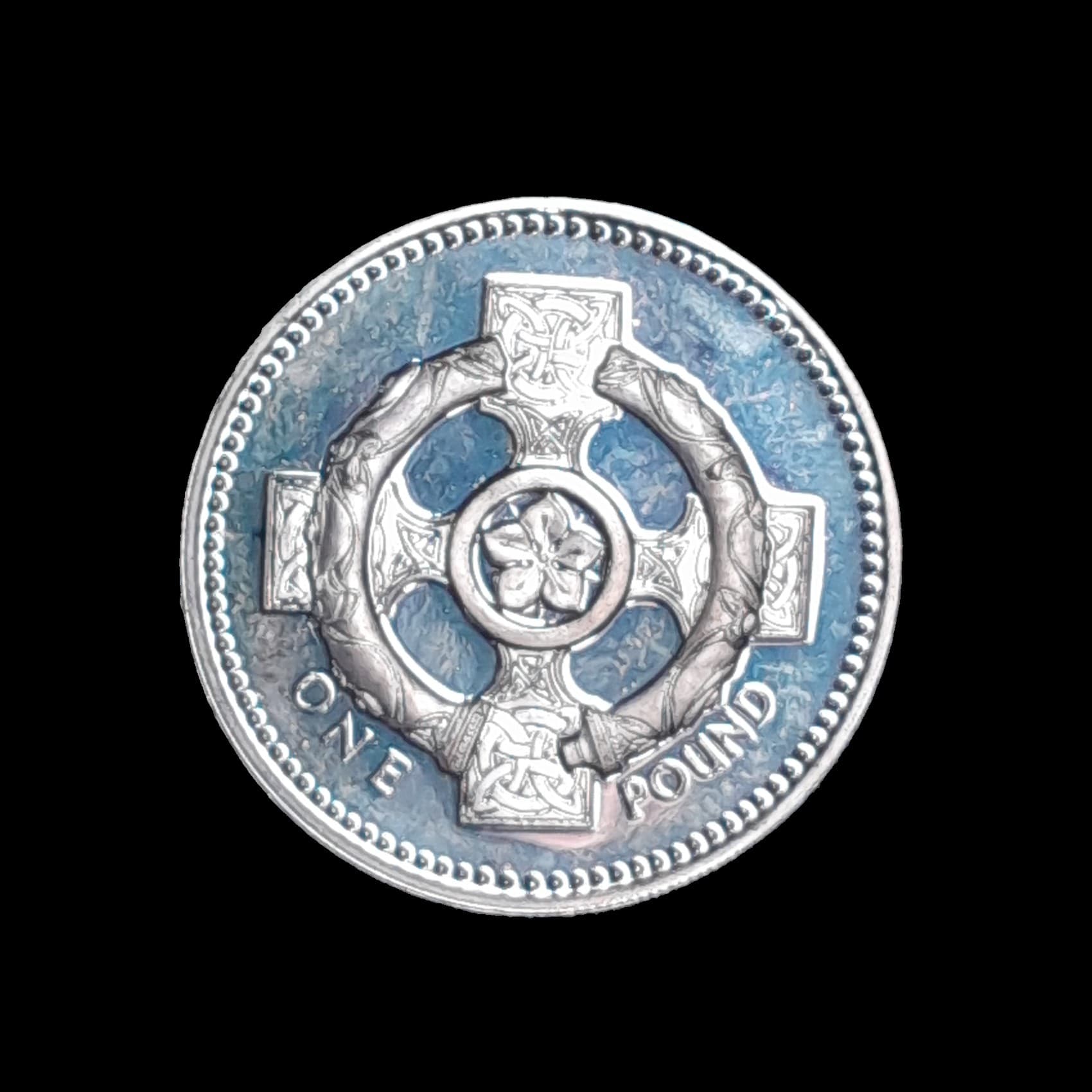 Gran Bretaña 1 Libra 2001 SC Proof Plata KM 1013a