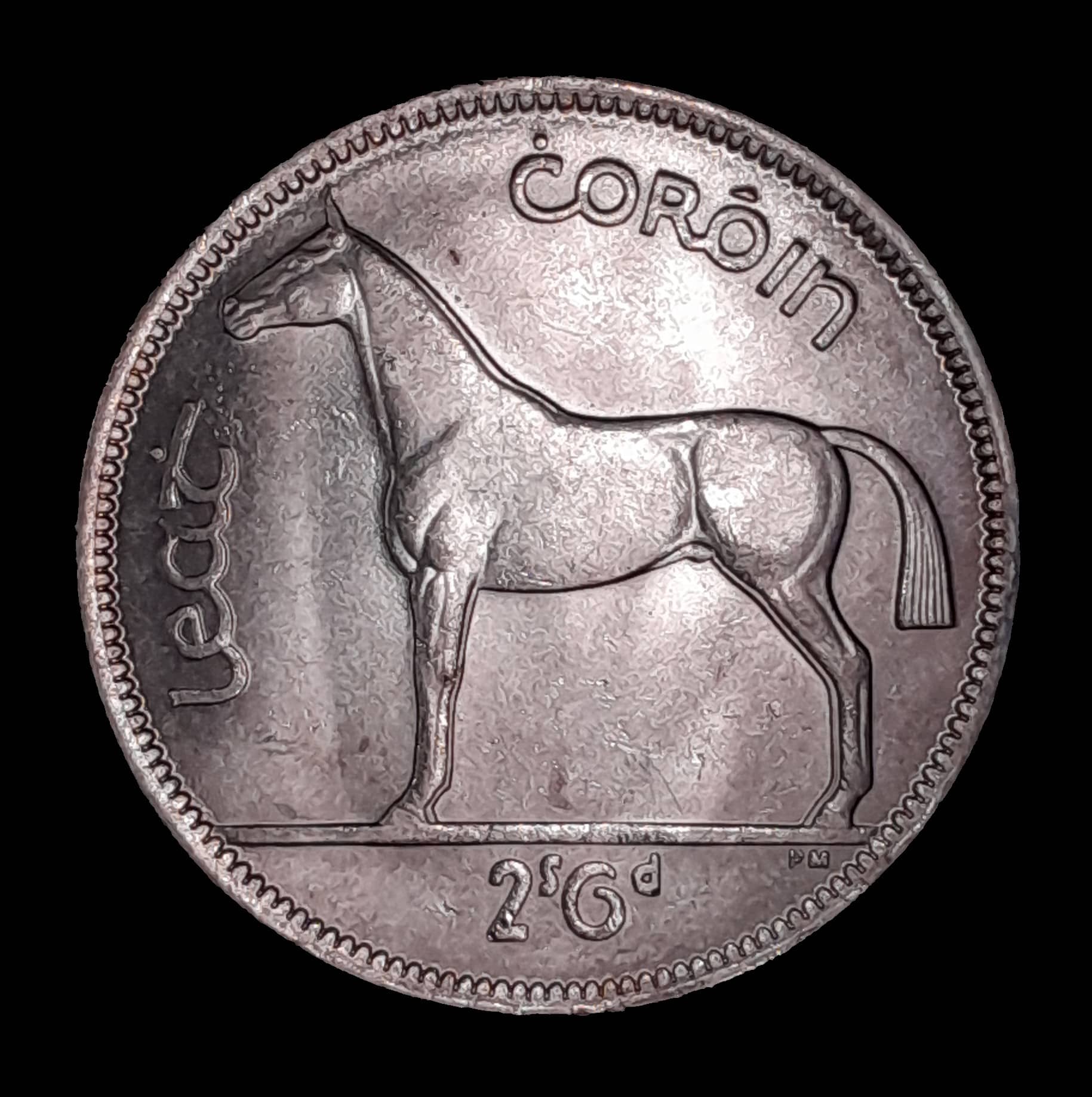 Irlanda 2 Shillings 6 Pence 1951 SC KM 16a Caballo