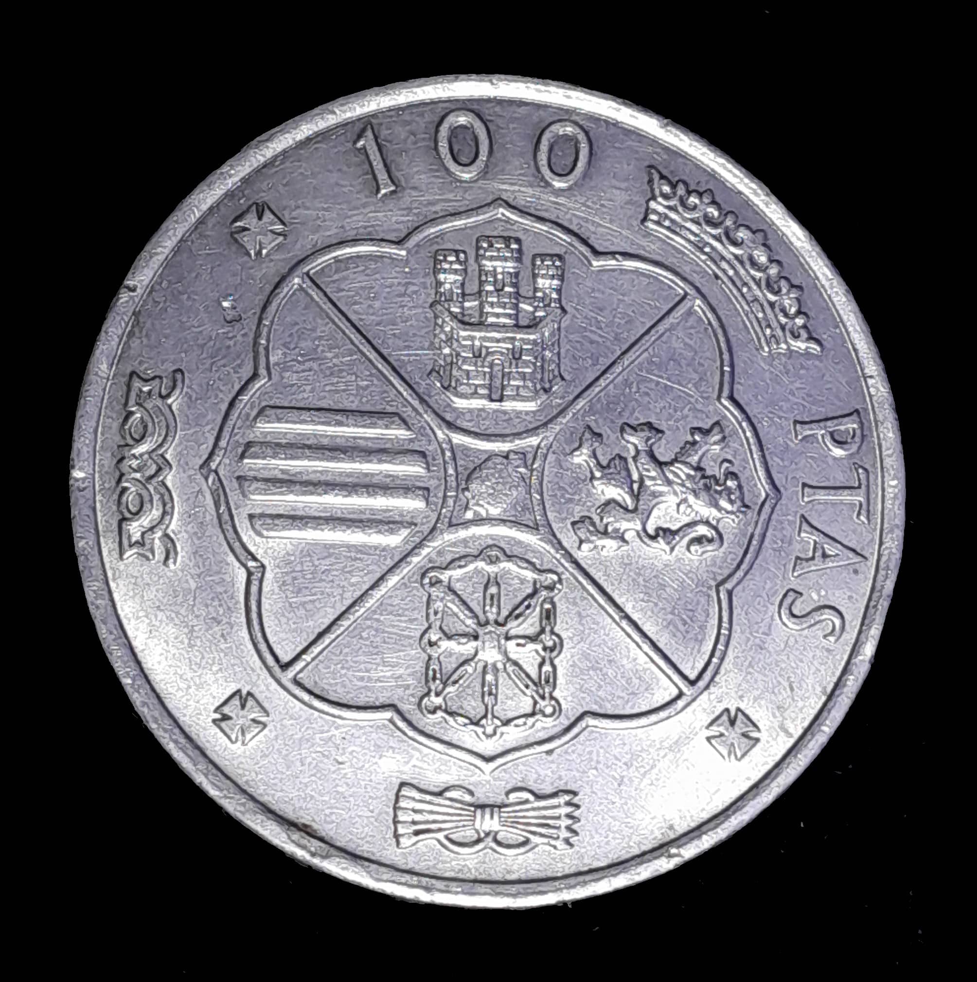 España 100 Pesetas 1966 (66) Exc Plata KM 797