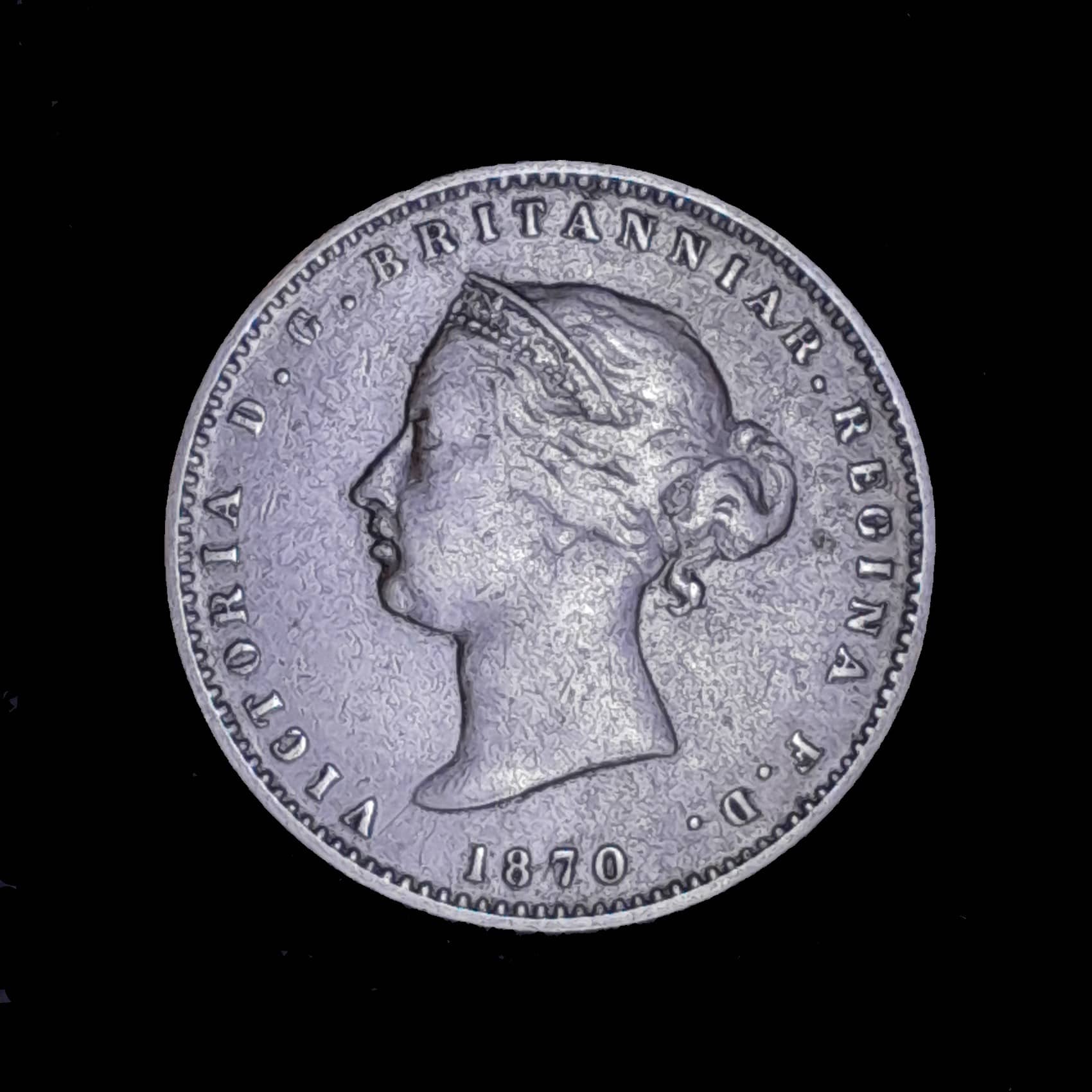 Jersey 1/26 Shilling 1870 Muy Bueno KM 4