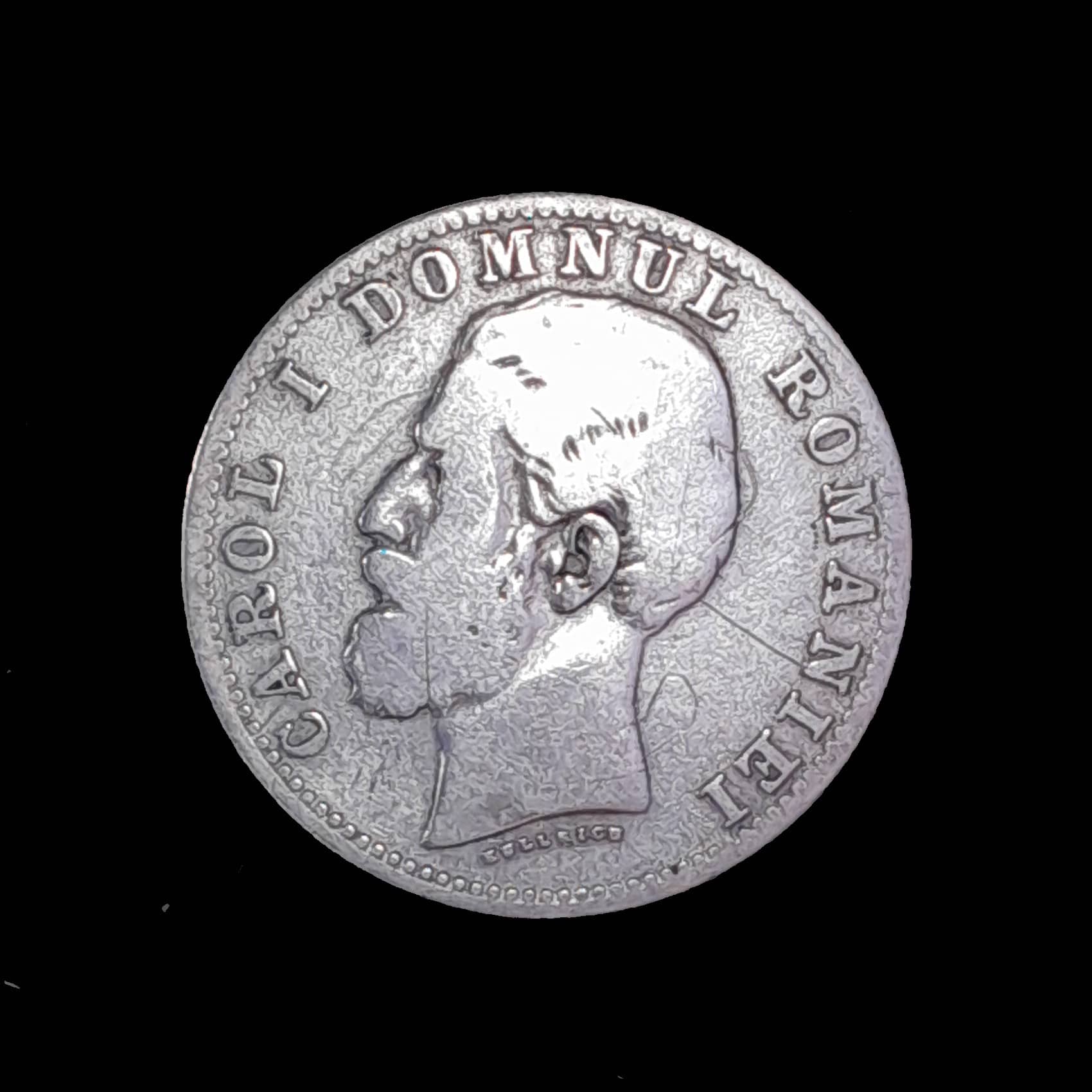 Rumania 1 Lei 1881 Bueno Plata KM 14 Año único