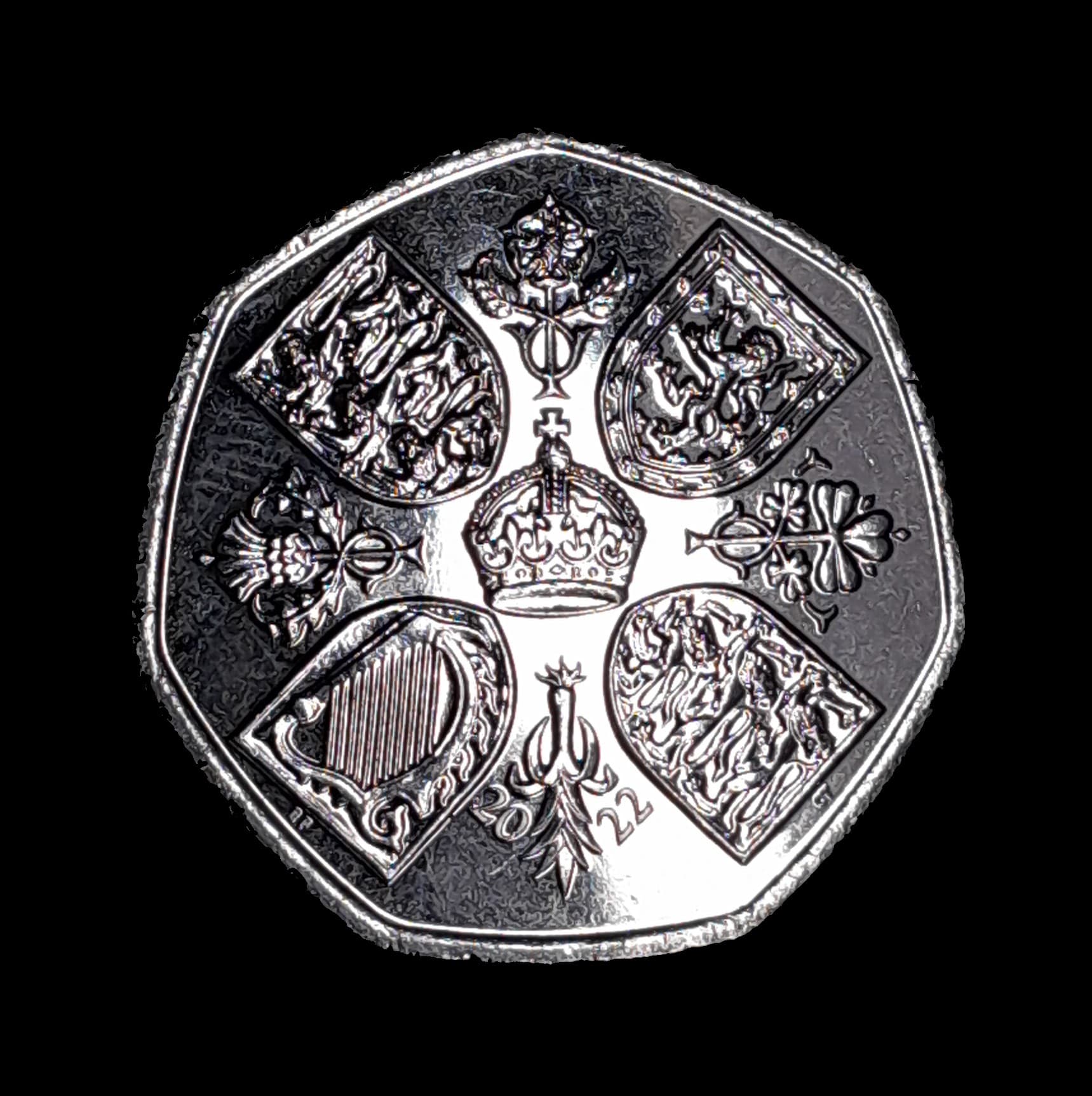 Gran Bretaña 50 Pence 2022 SC KM 2165 Vida y Legado
