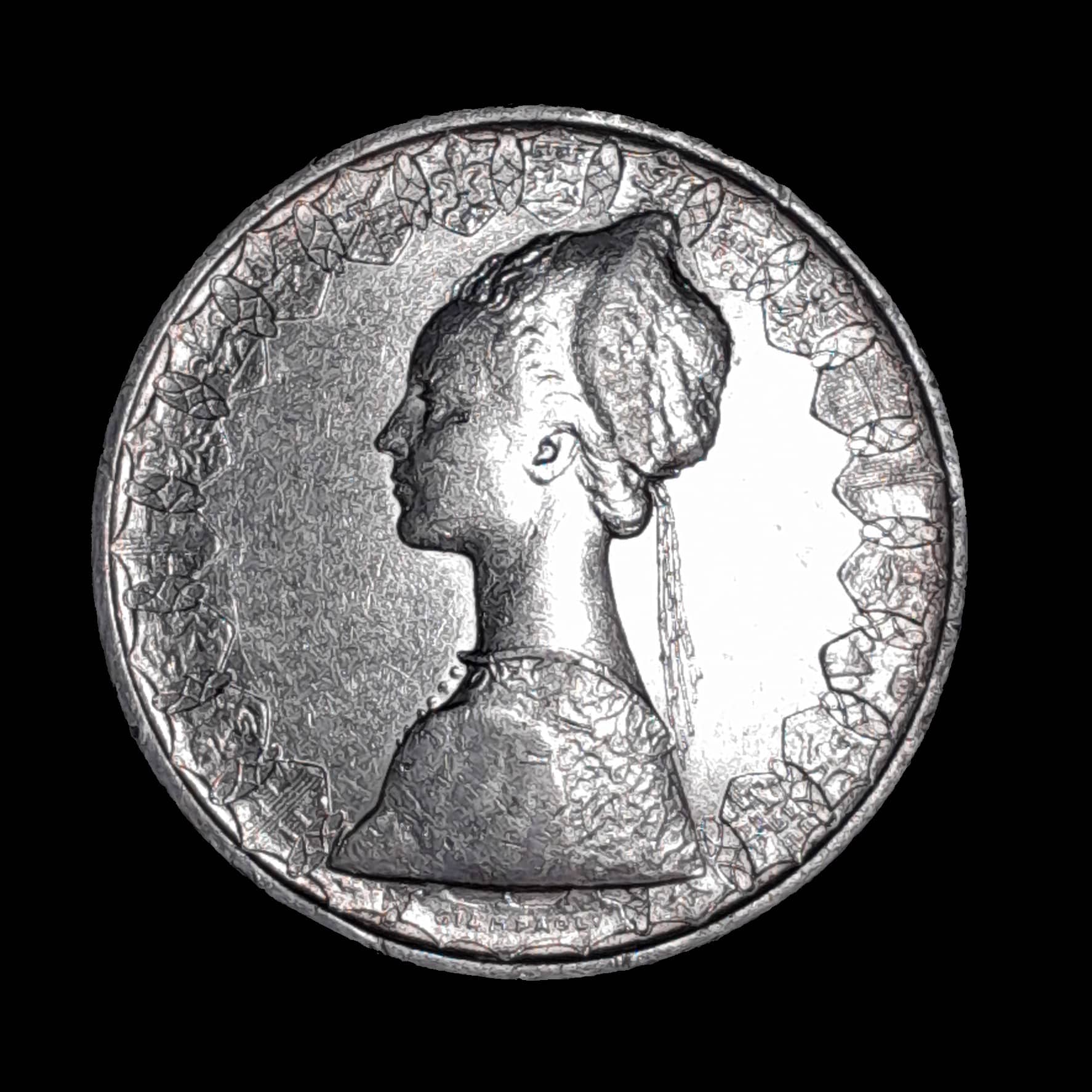 Italia 500 Liras 1958 Exc Plata KM 98 Carabelas