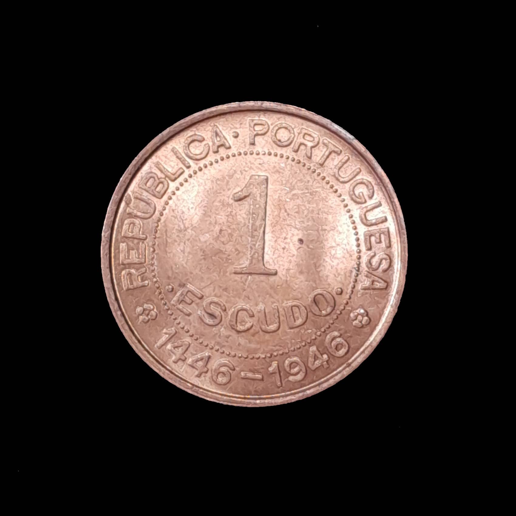 Guinea Portuguesa 1 Escudo 1946 Sin Circular KM 7