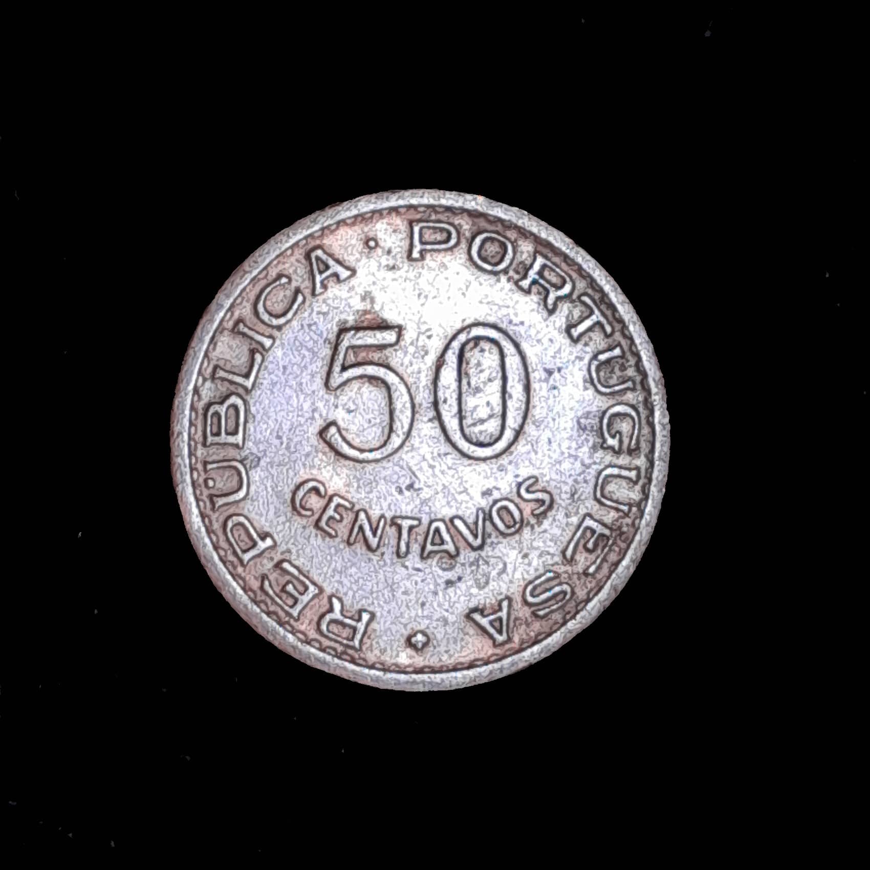 Angola Portuguesa 50 Centavos 1961 Excelente KM 75