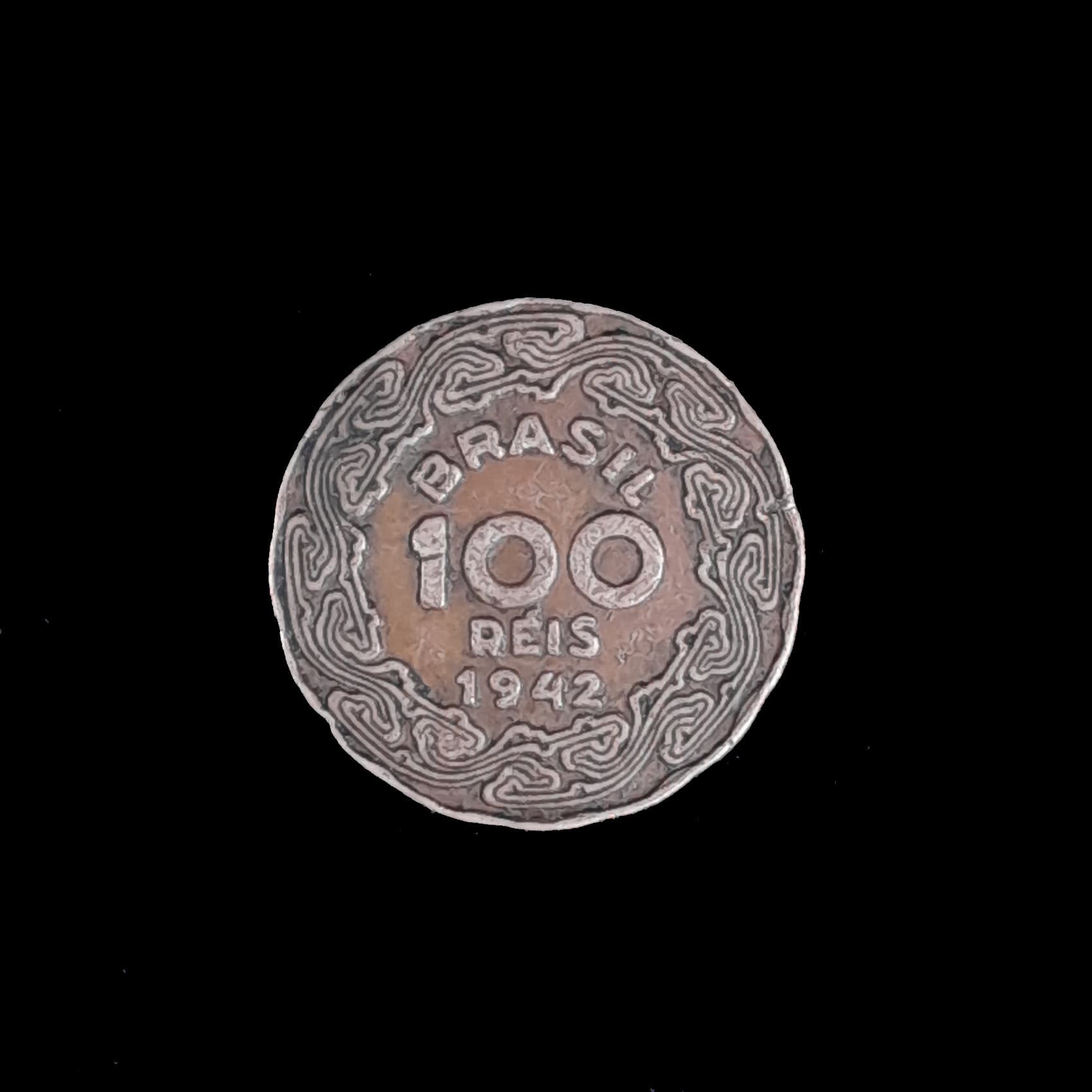 Brasil 100 Reis 1942 Muy Bueno KM 544 Getúlio Vargas