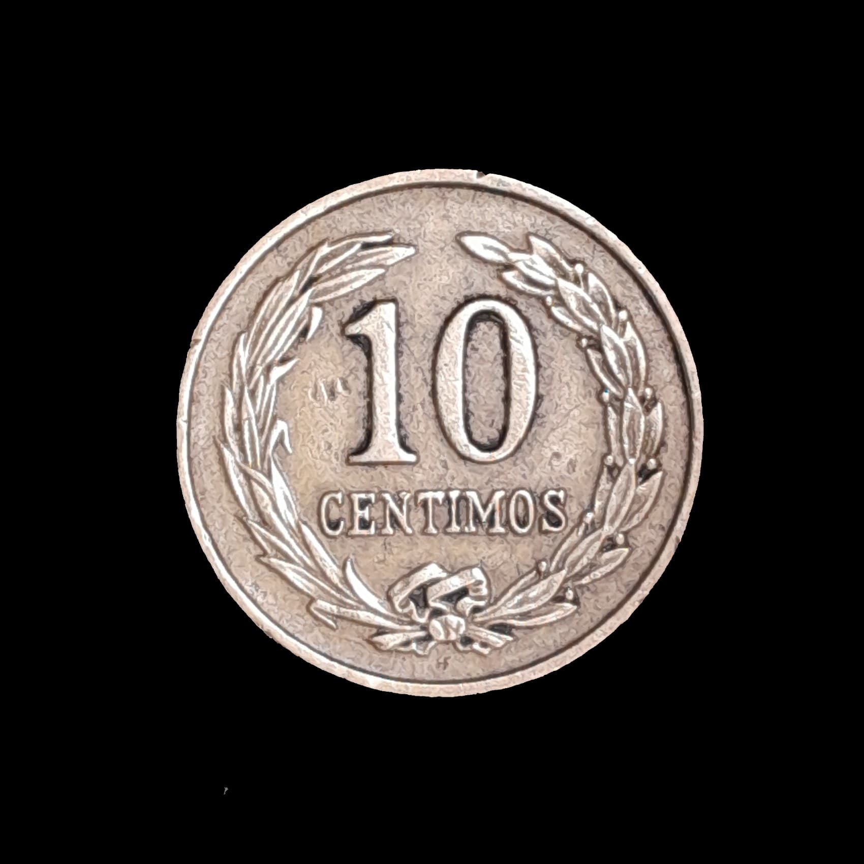 Paraguay 10 Centavos 1947 HF Excelente KM 22 Rara