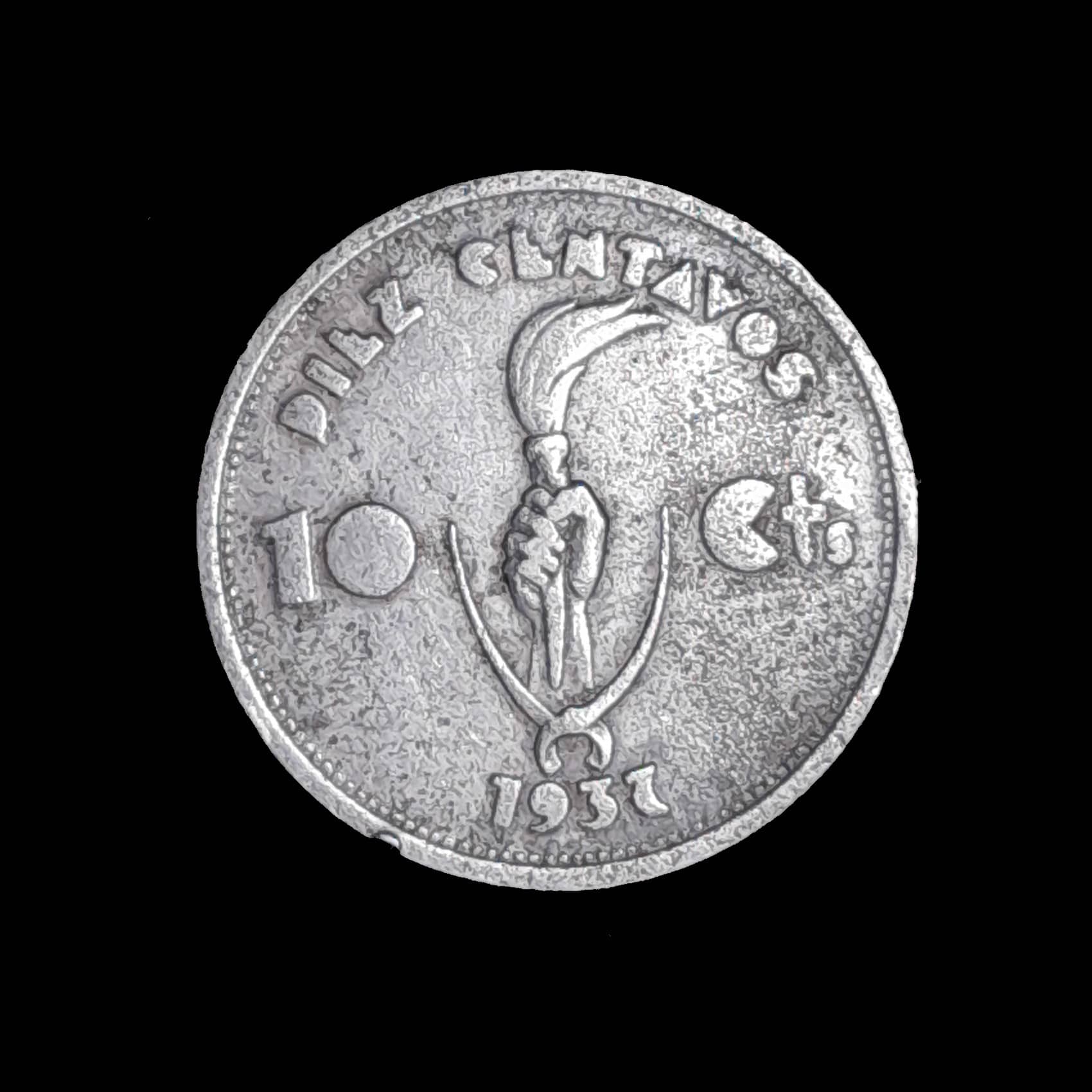 Bolivia 10 Centavos 1937 Muy Bueno KM 180