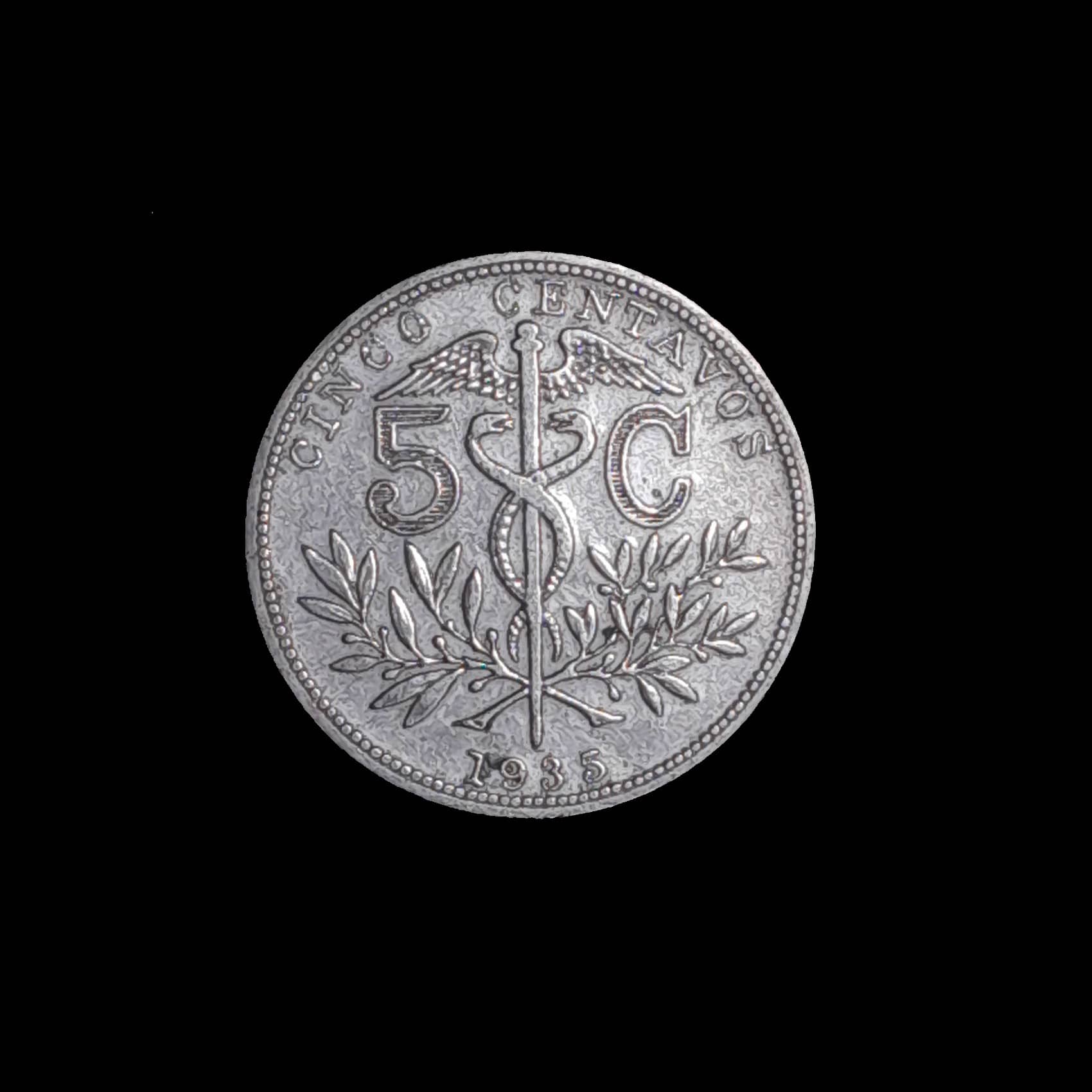 Bolivia 5 Centavos 1935 Excelente KM 178
