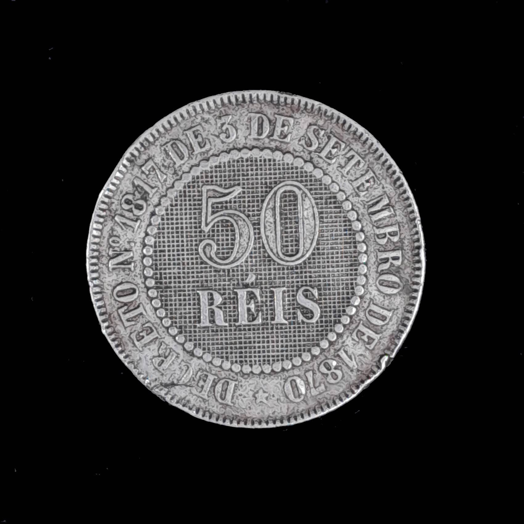 Brasil 50 Reis 1886 Muy Bueno KM 482