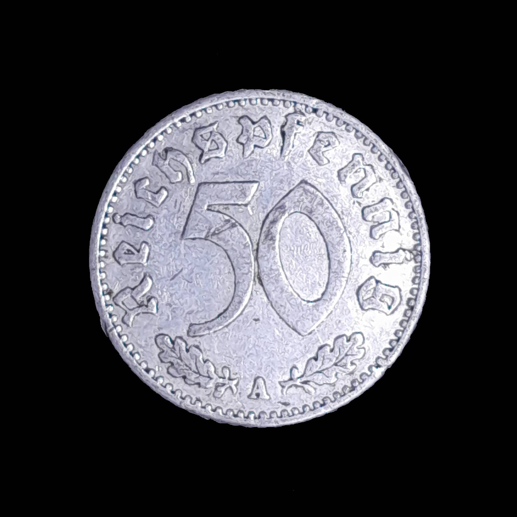 Alemania III Reich 50 Pfennig 1940 A Muy Bueno KM 96