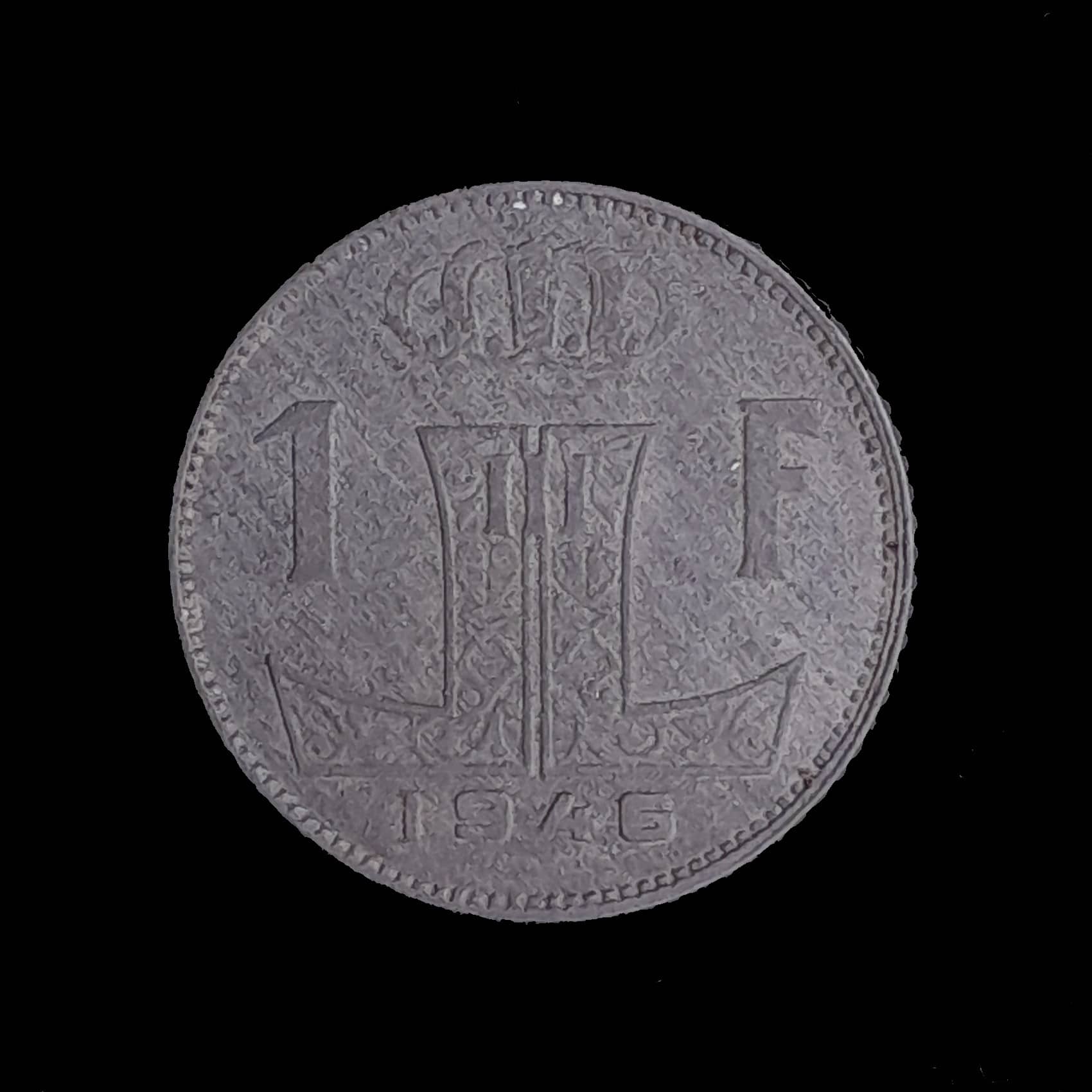 Bélgica 1 Franco 1946 Muy Bueno KM 128