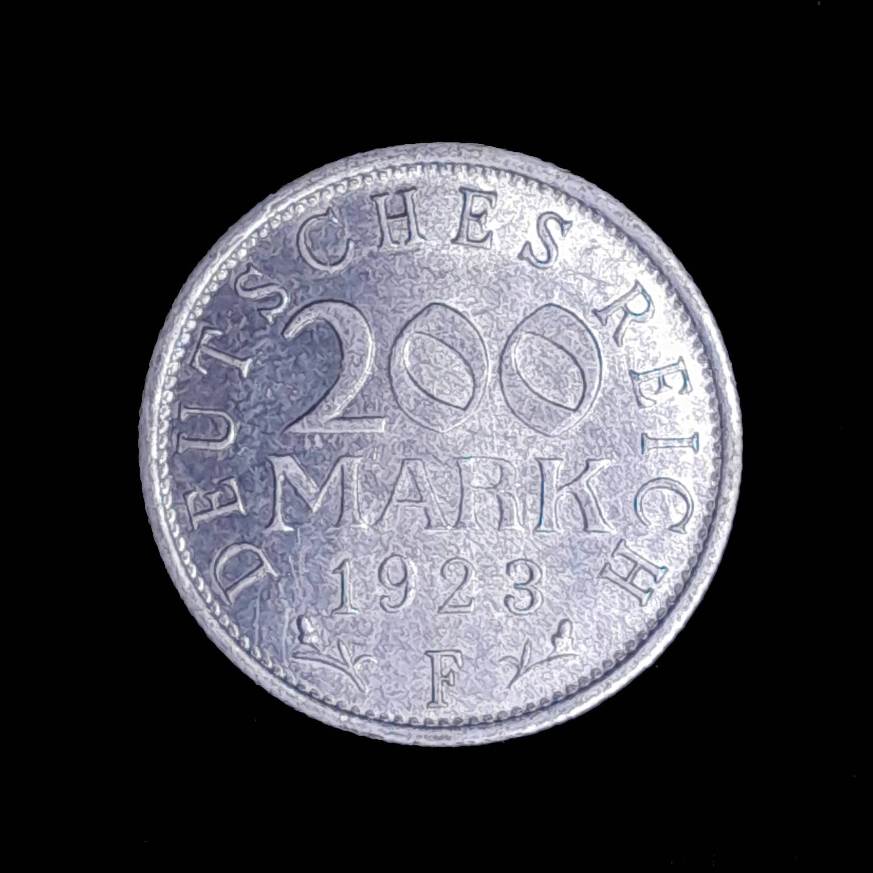 Alemania Weimar 200 Marcos 1923 F Exc KM 35