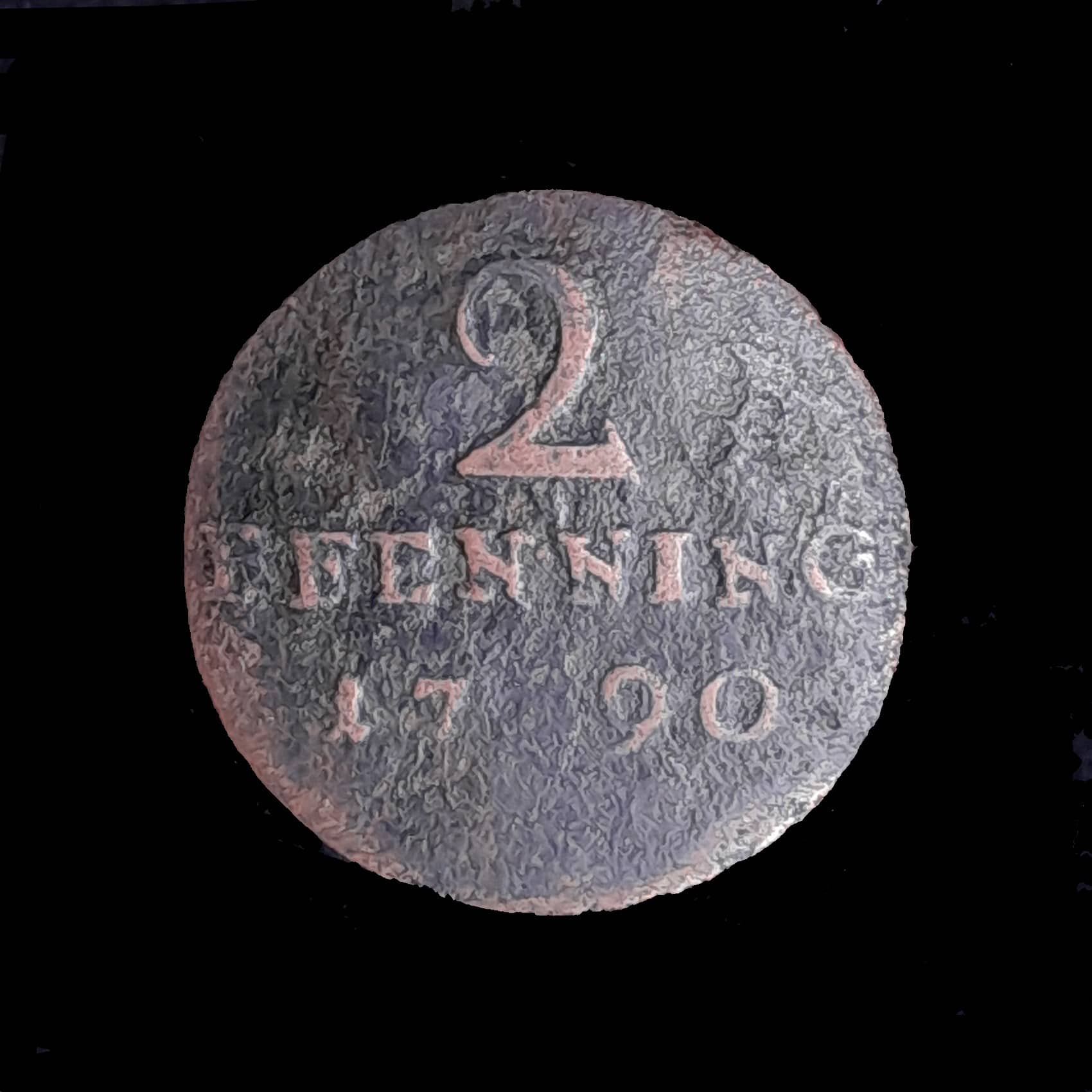 Alemania Münster 2 Pfennig 1790 Bueno KM 451