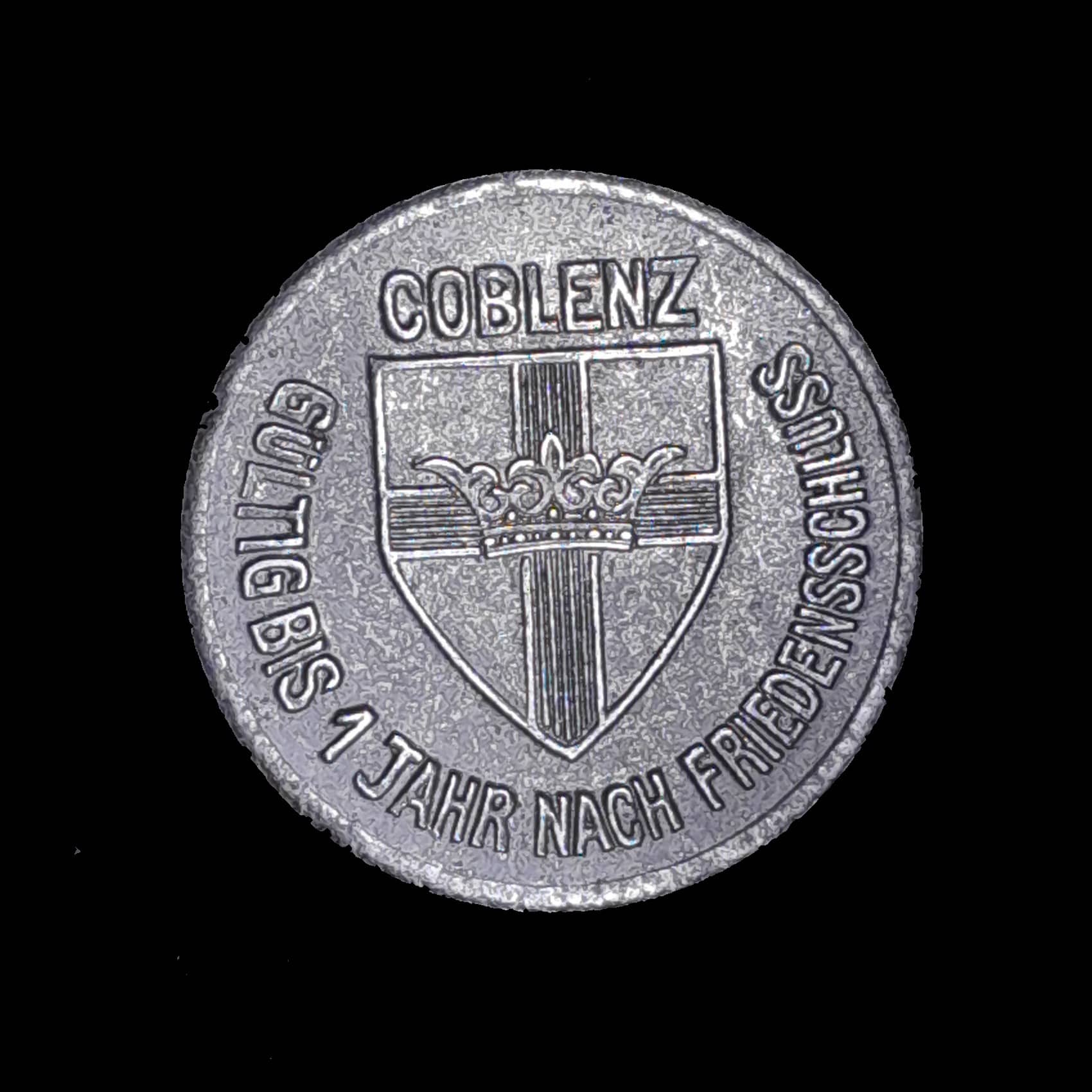 Alemania Notgeld Coblenz 25 Pfennig 1918 Exc Funk 80.2