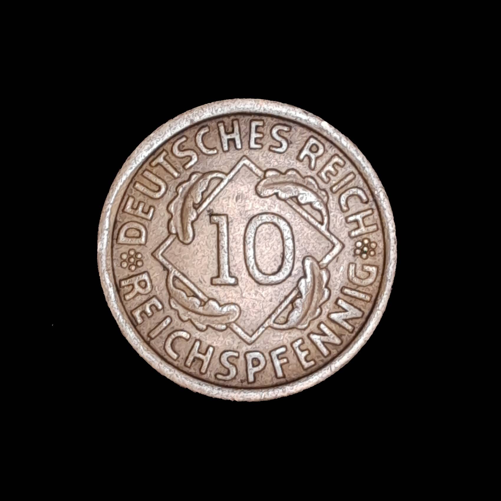 Alemania III Reich 10 Pfennig 1935 F Excelente KM 40