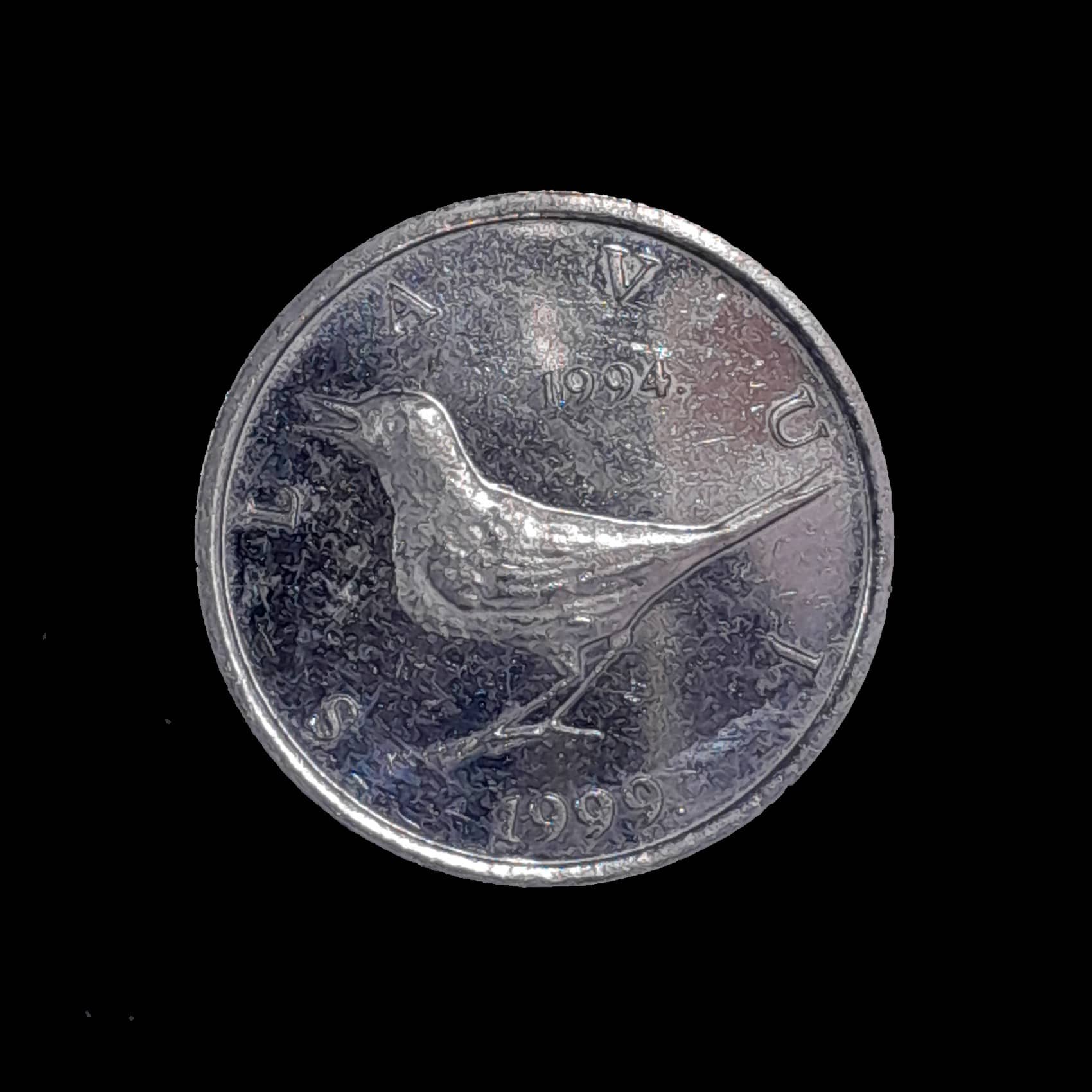 Croacia 1 Kuna 1999 Sin Circular KM 9.2 Ruiseñor