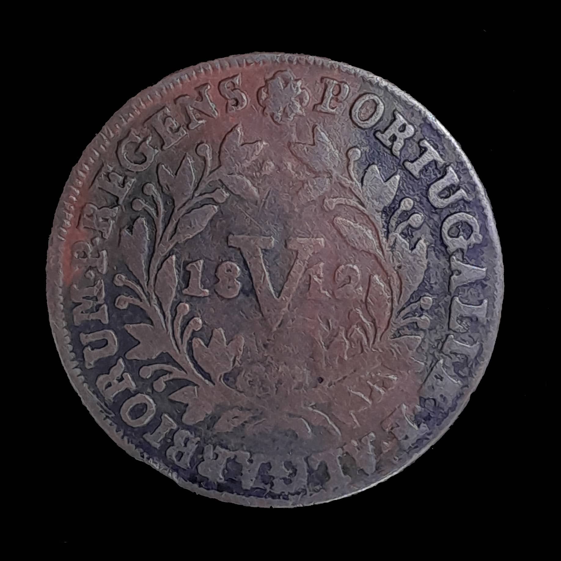 Portugal 5 Reis 1812 Muy Bueno KM 346 Regente Juan