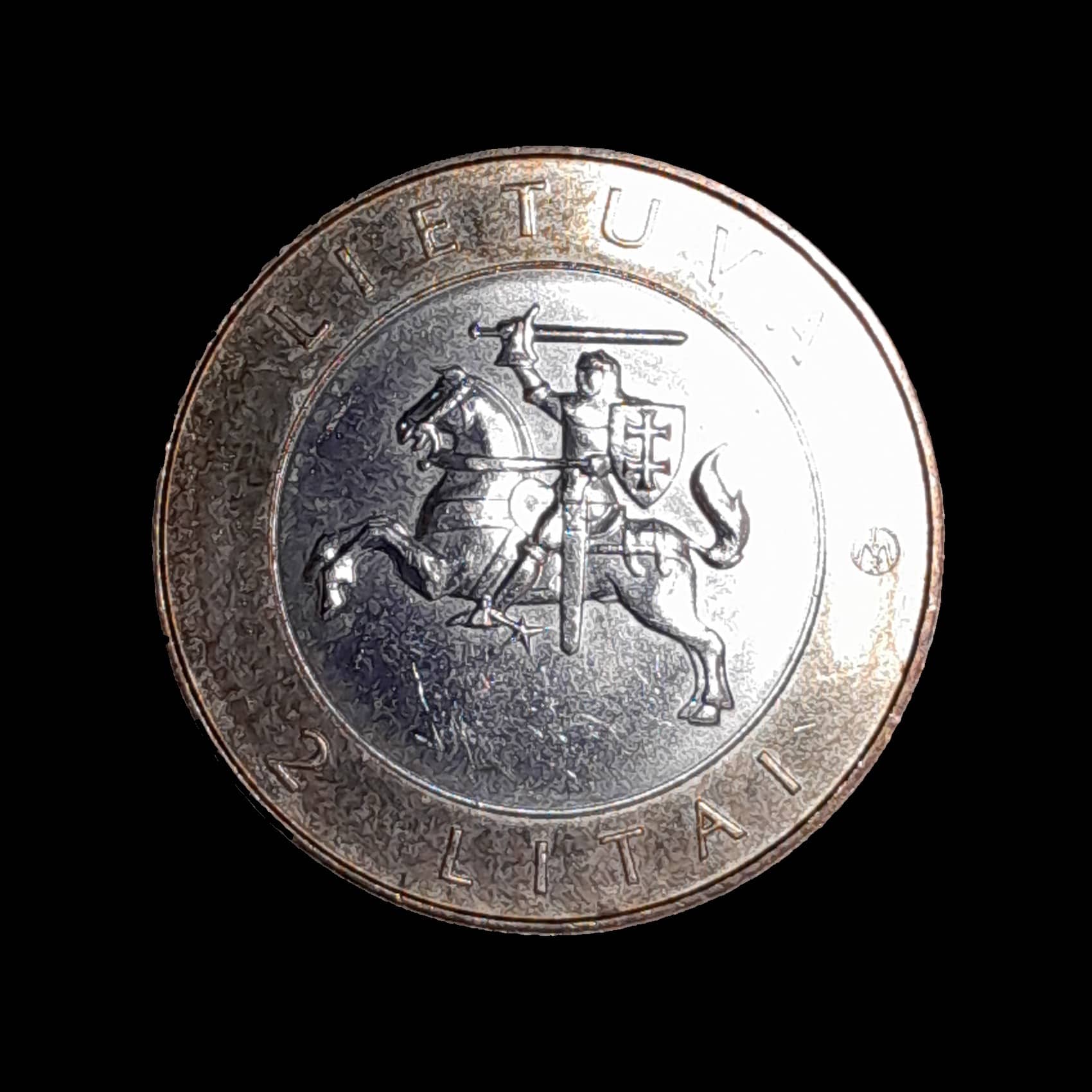 Lituania 2 Litas 2012 Sin Circular KM 185.1