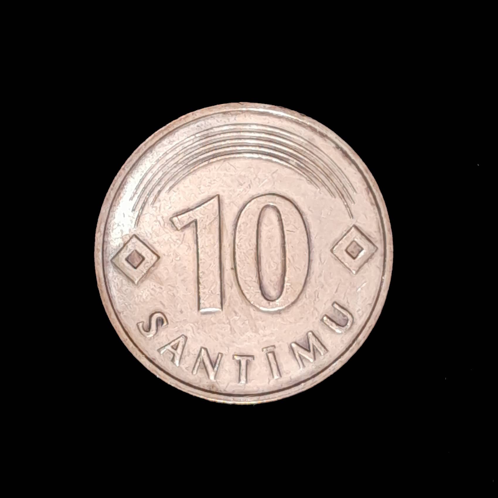 Letonia 10 Santimu 1992 Excelente KM 17