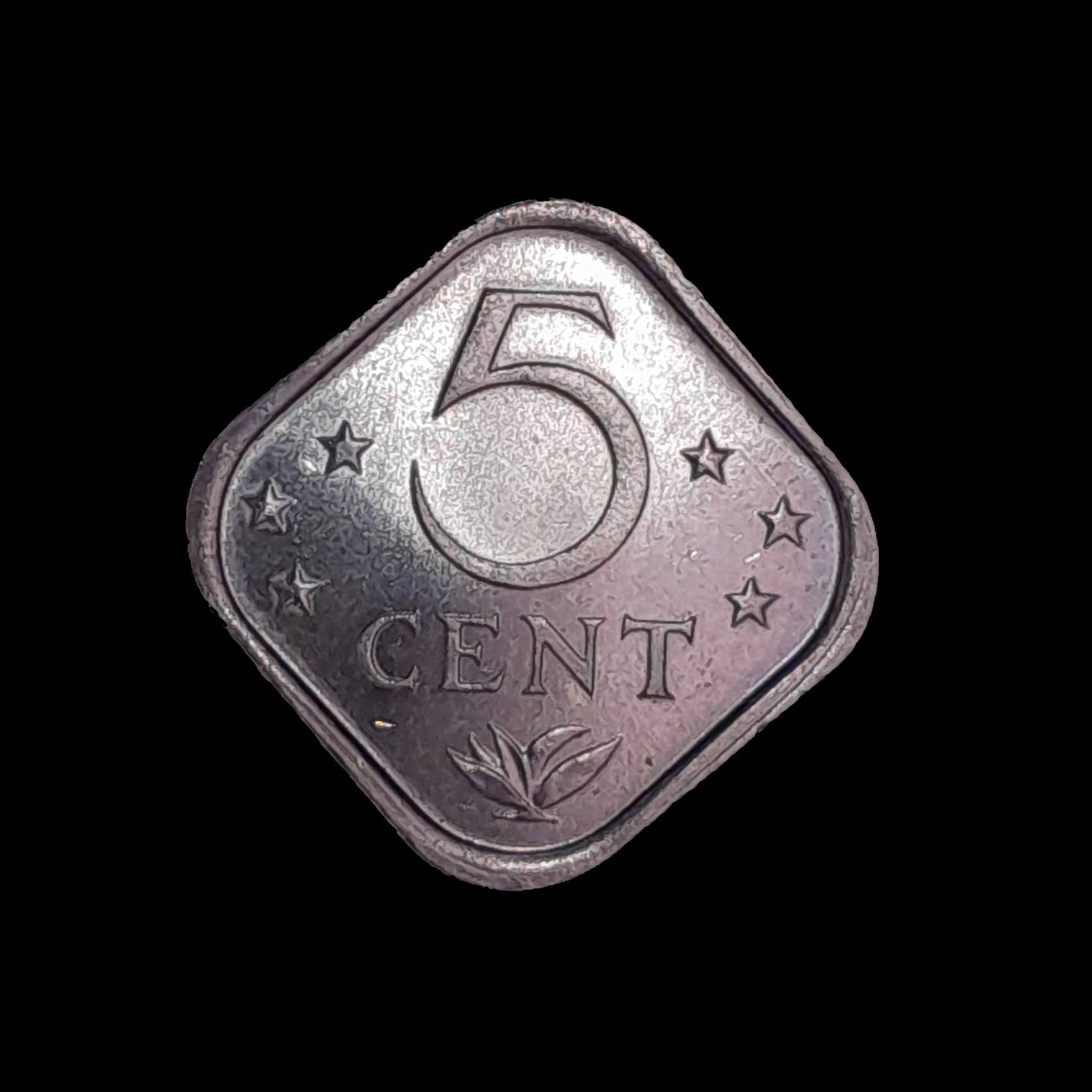 Antillas Holandesas 5 Cent 1985 Sin Circular KM 13