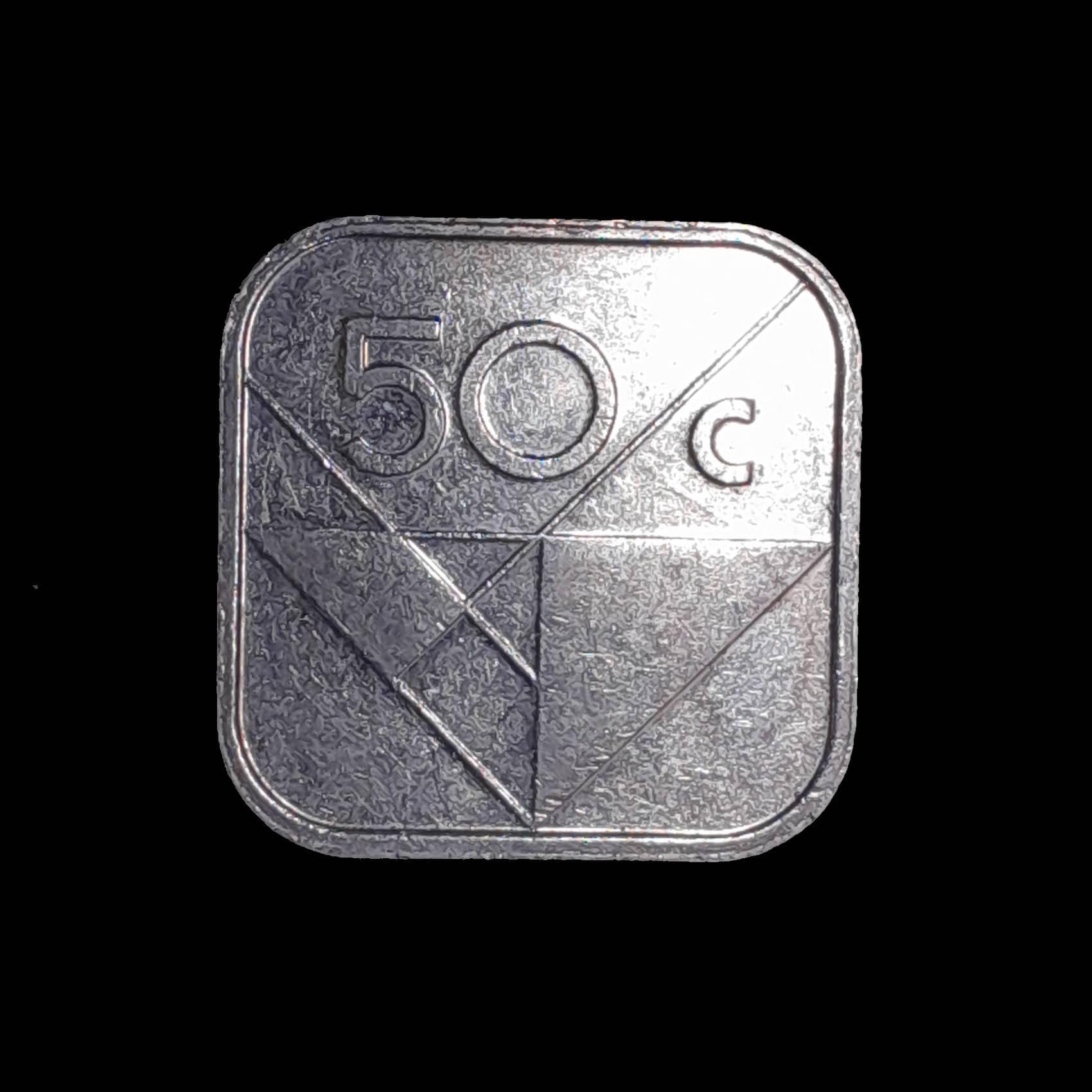 Aruba 50 Cents 2009 Excelente KM 4
