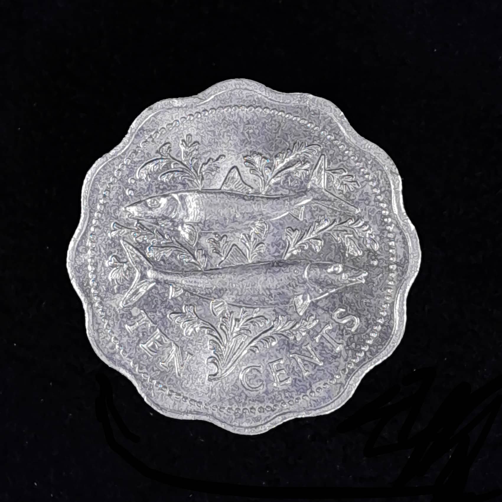 Bahamas 10 Cents 1980 Sin Circular KM 61