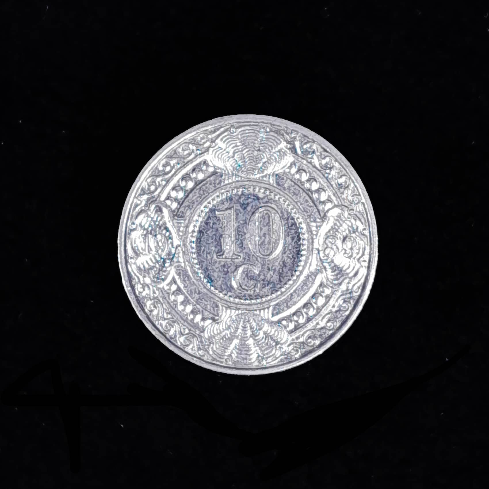 Antillas Holandesas 10 Cents 1989 SC KM 34