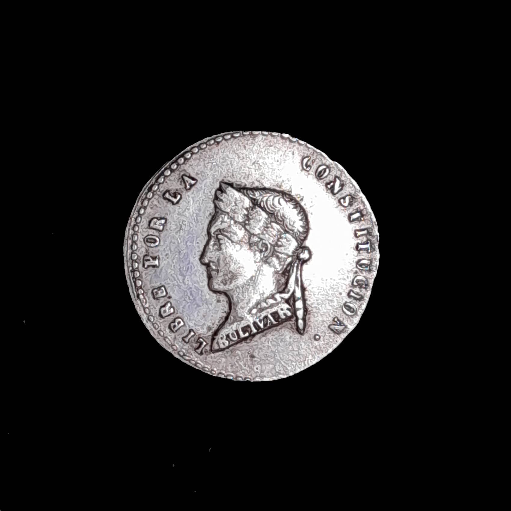 Bolivia 1/2 Sol 1858 FJ Excelente Plata KM 118.2
