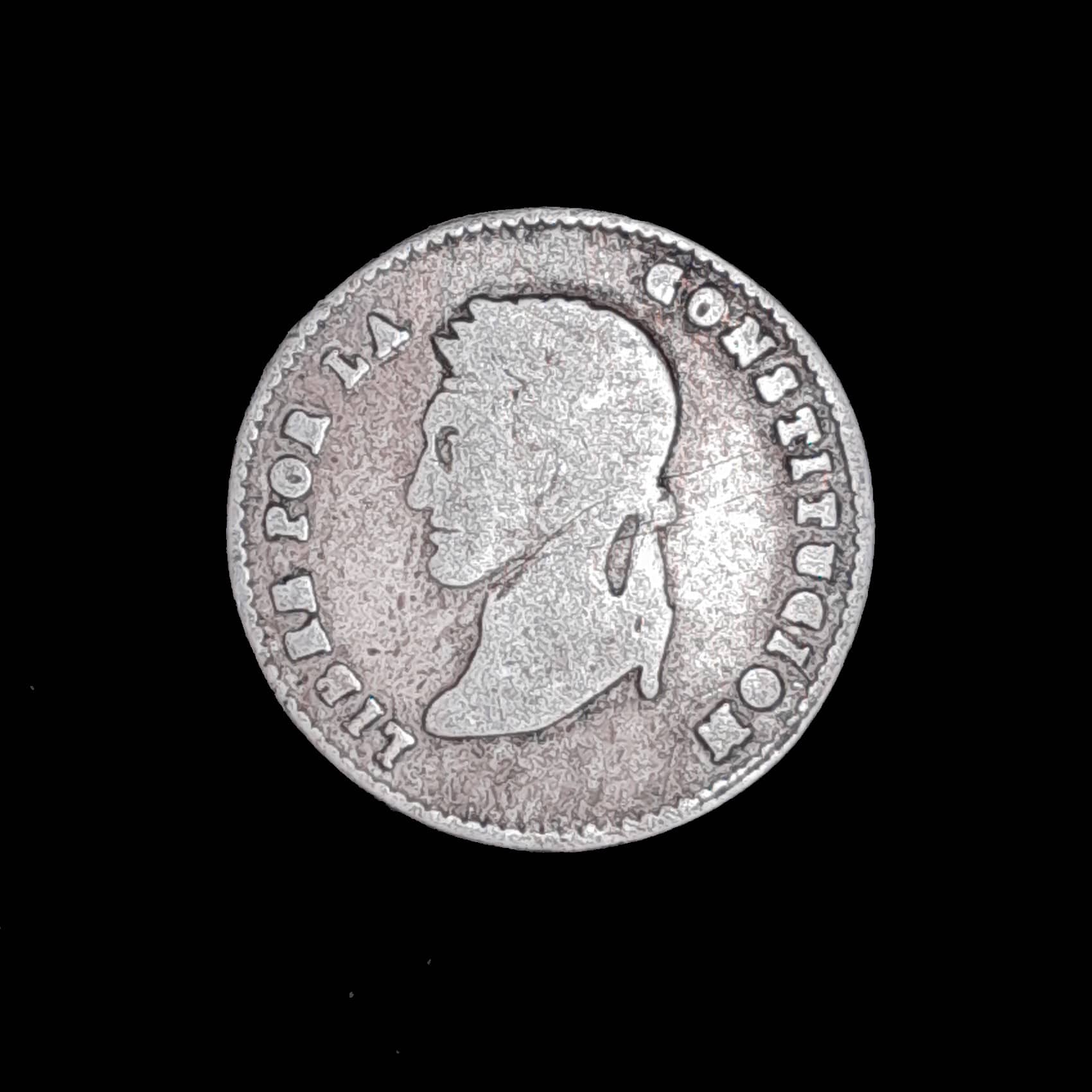 Bolivia 1 Sol 1856 Bueno Plata KM 119