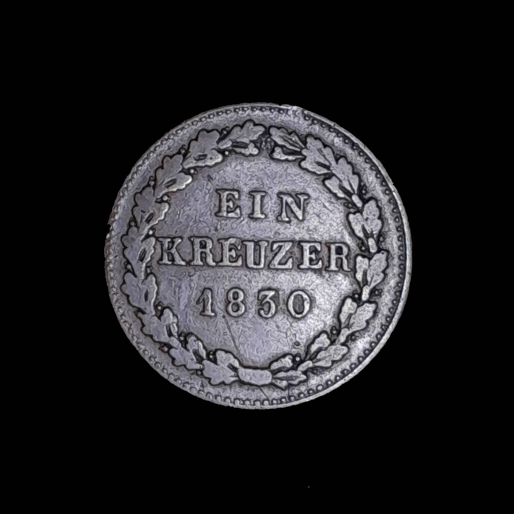 Alemania Nassau 1 Kreuzer 1830 MB KM 51