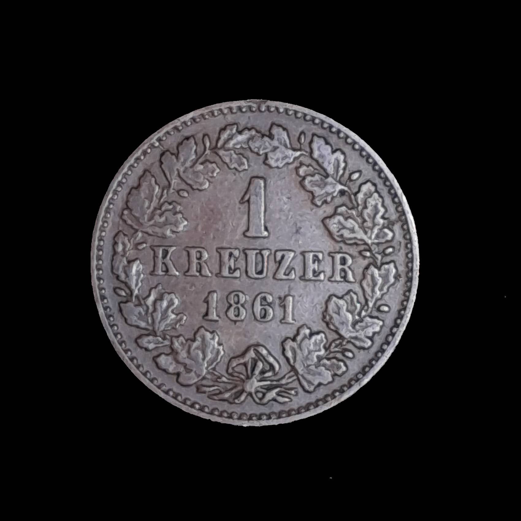 Alemania Nassau 1 Kreuzer 1861 Excelente KM 74