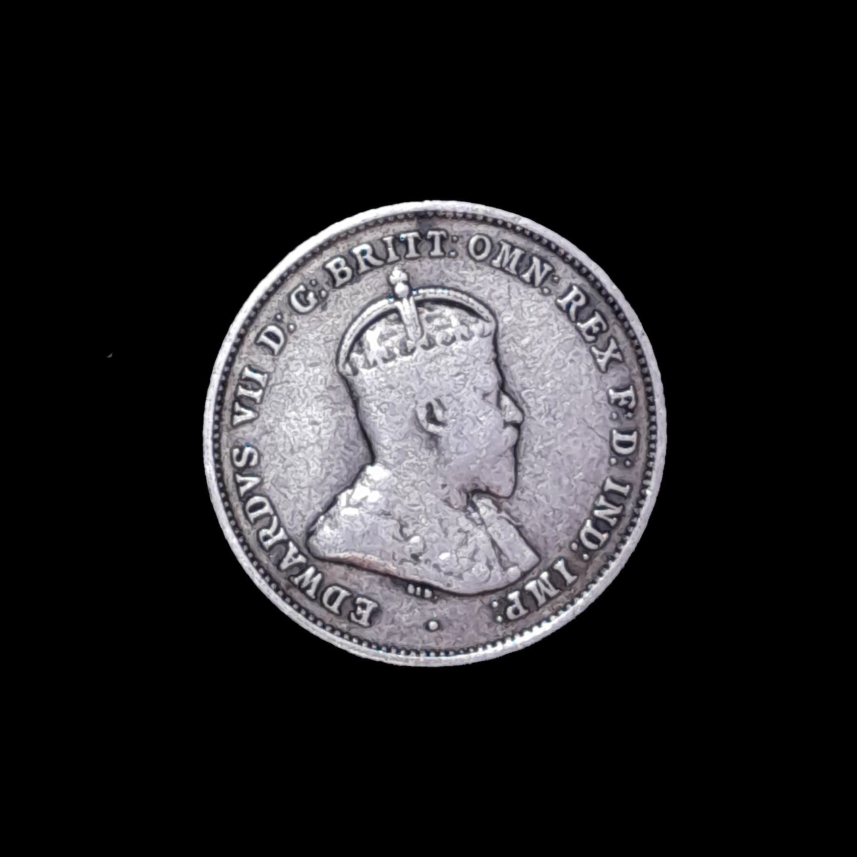 Australia 6 Pence 1910 Muy Bueno Plata KM 19 Eduardo VII