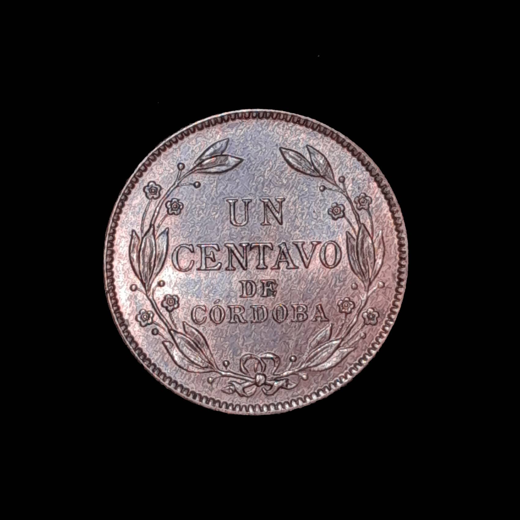 Nicaragua 1 Centavo 1940 Sin Circular KM 11