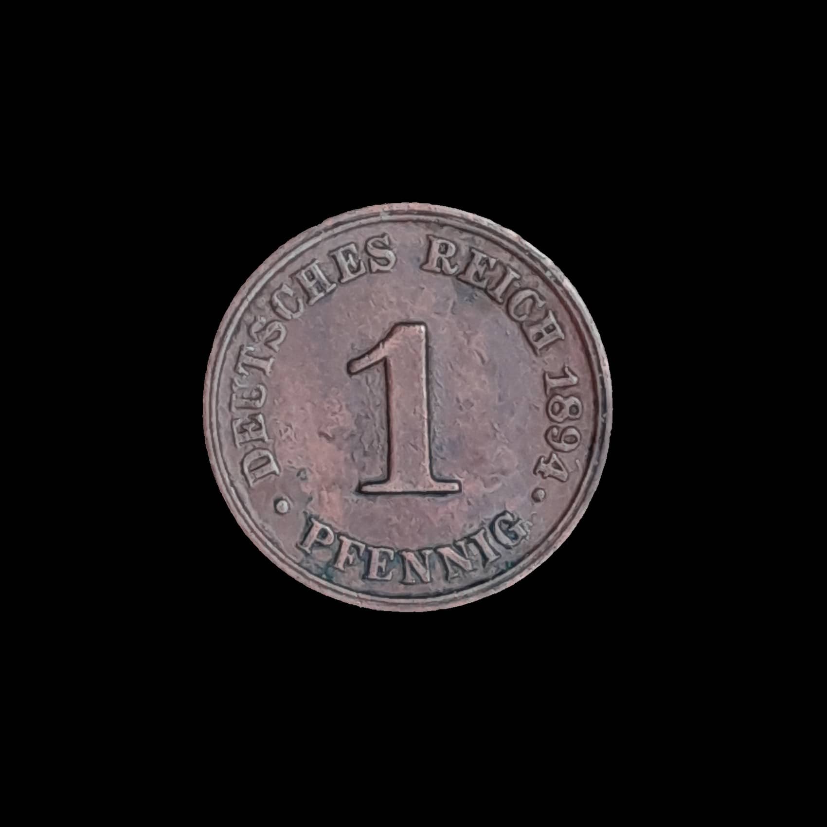 Alemania Imperio 1 Pfennig 1894 J Muy Bueno KM 10