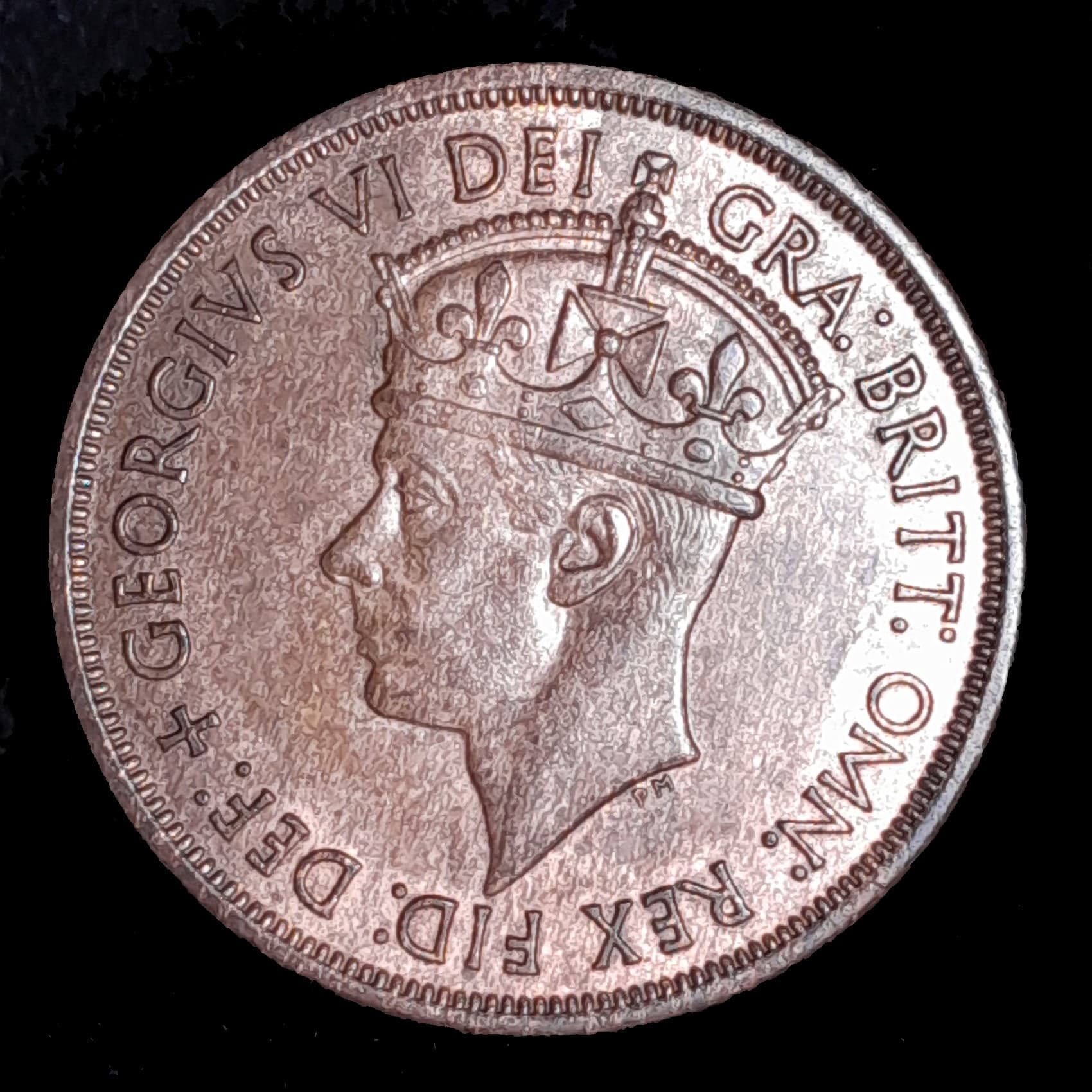 Jersey 1/12 Shilling 1949/52 Sin Circular KM 19 Liberación