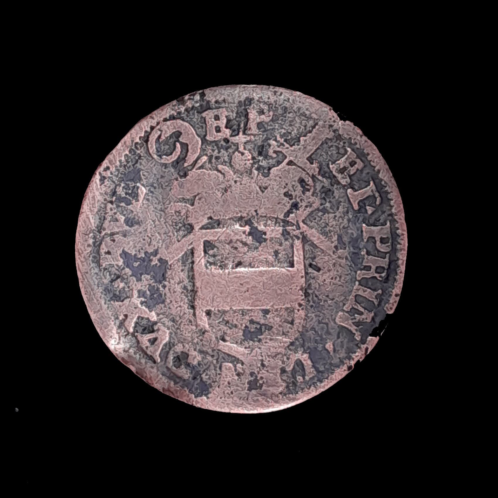 Lieja Provincia Obispal 1 Liard 1660 Reg KM 73
