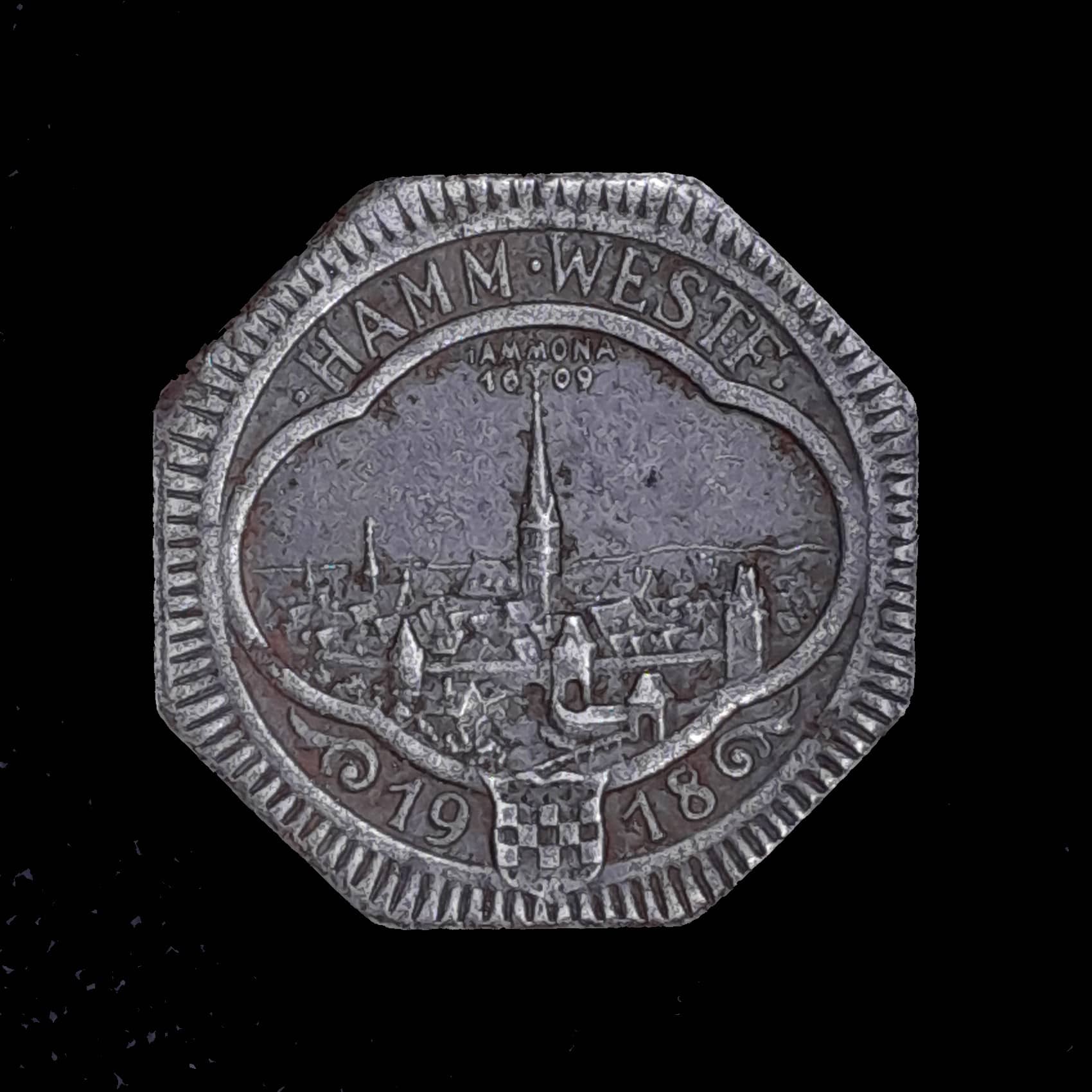 Alemania Hamm 50 Pfennig 1918 Funck 191.9