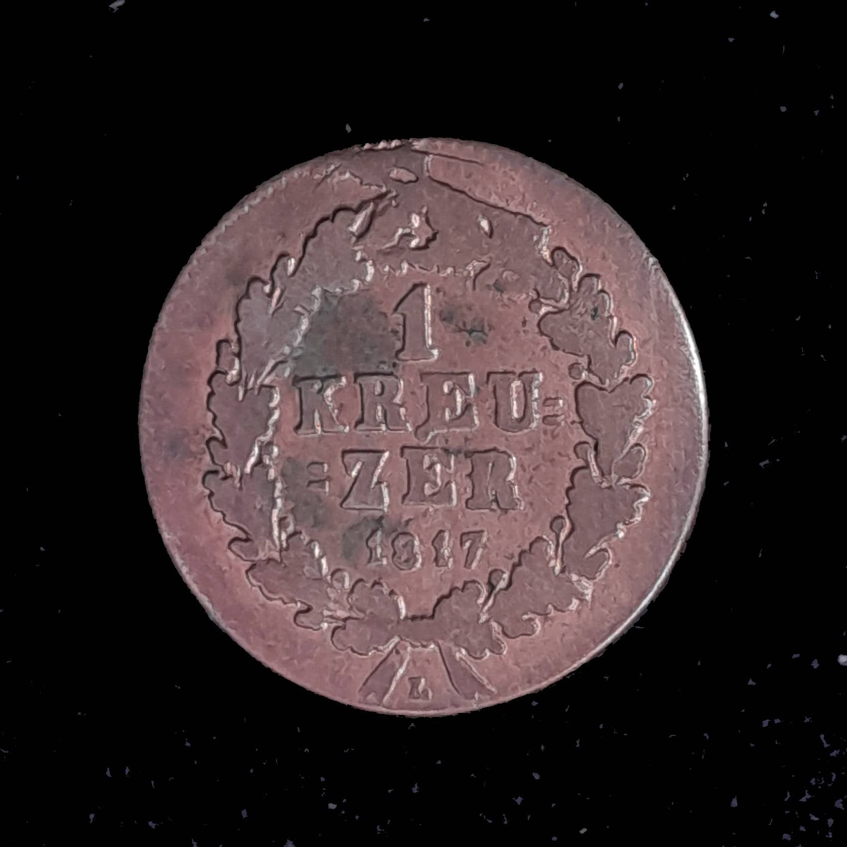 Alemania Nasseau 1 Kreuzer 1817 L Muy Bueno KM 43