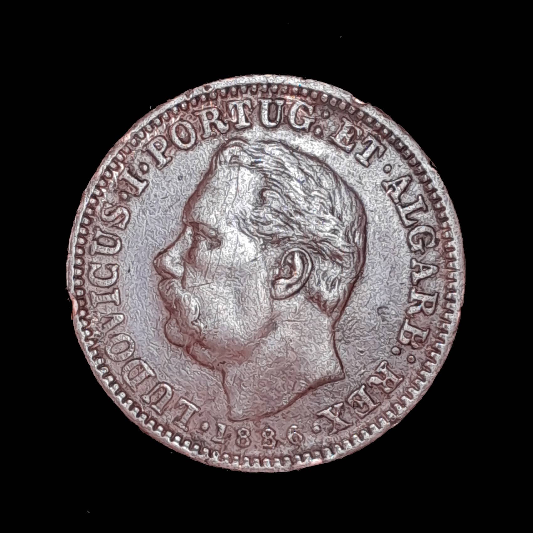 India Portuguesa 1/4 Tanga 1886 Muy Bueno KM 308