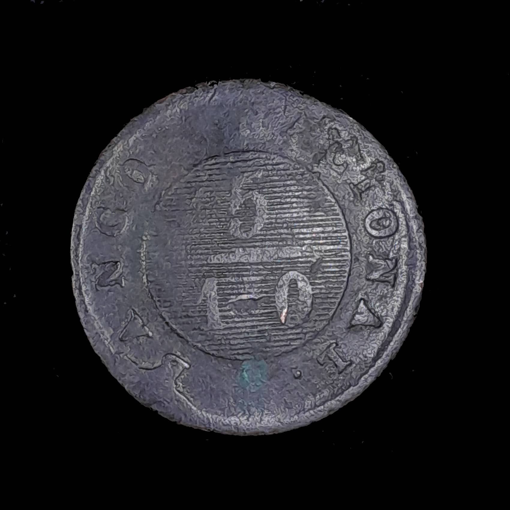 Buenos Aires 5/10 1830 Bueno CJ 11.4.1 Reverso medalla
