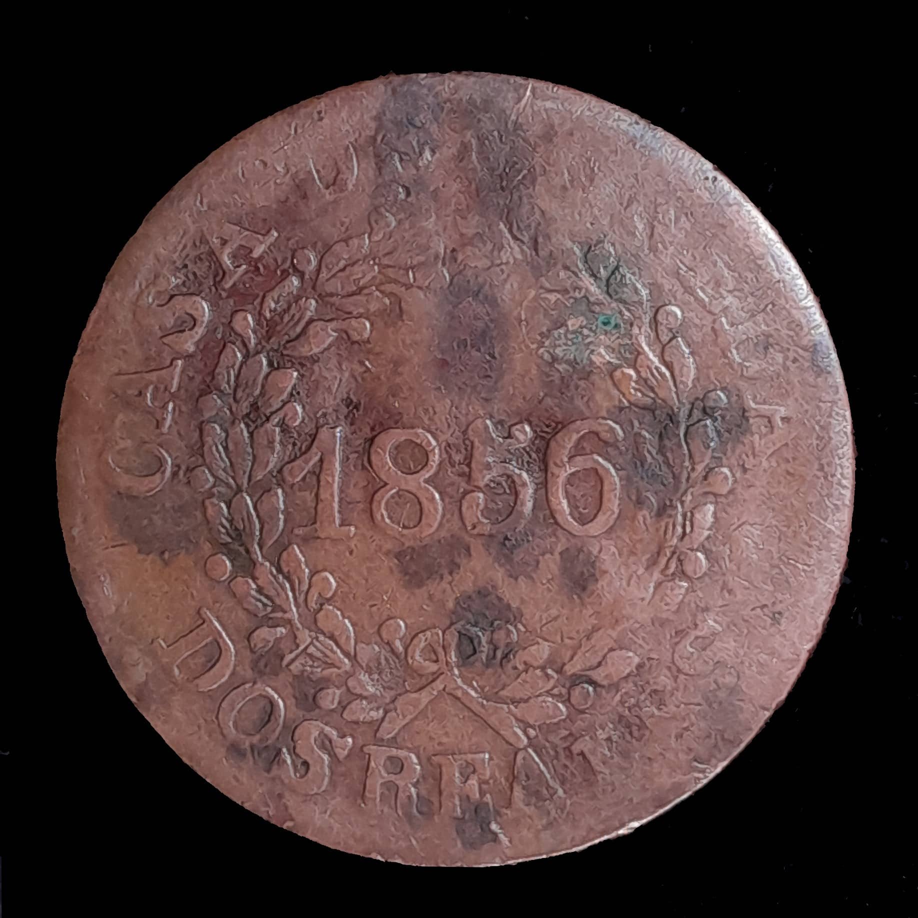 Buenos Aires 2 Reales 1856 Bueno CJ 21.1 A1 R1